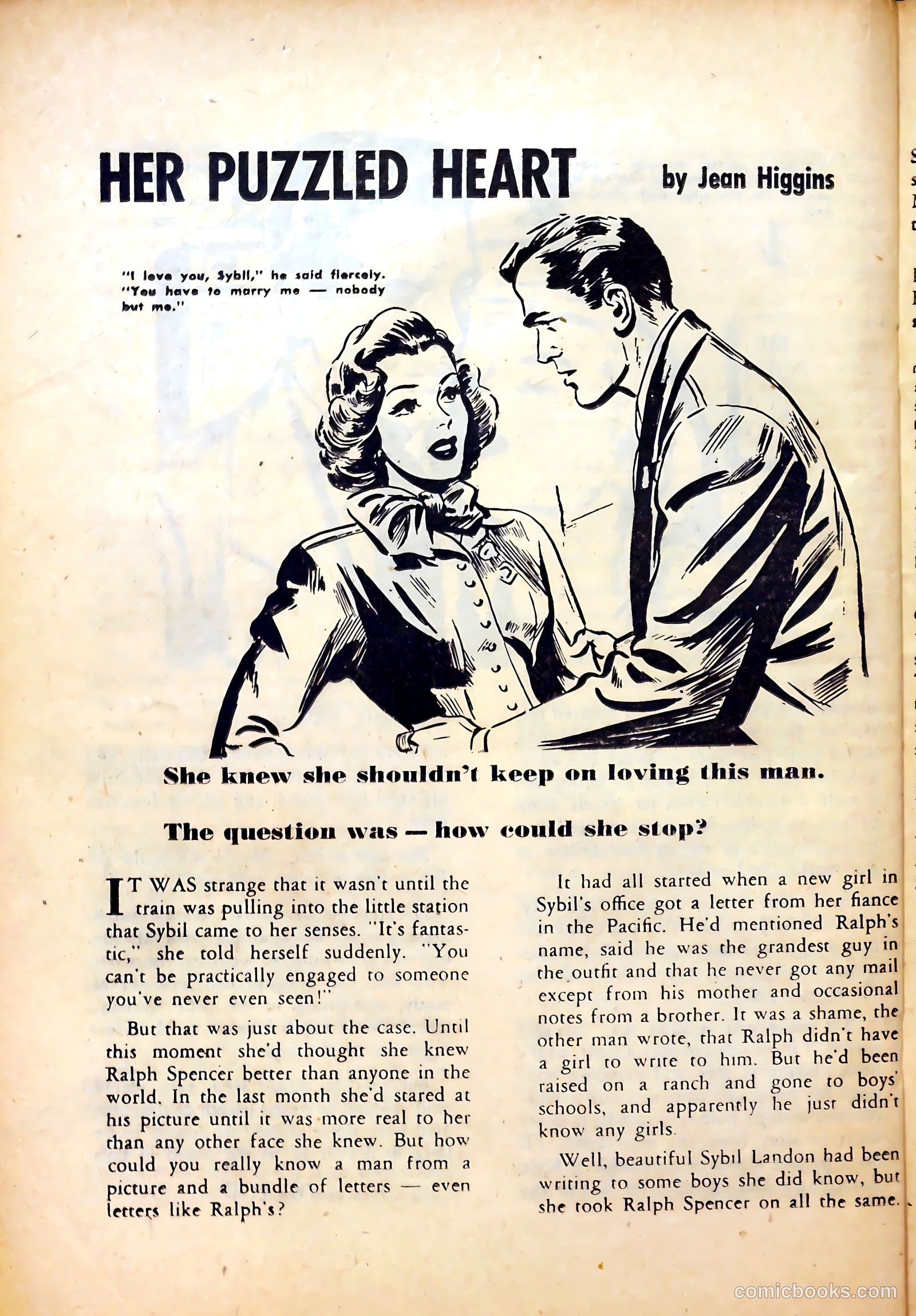Complete Love Magazine #160 (1951) — page 30 of 52