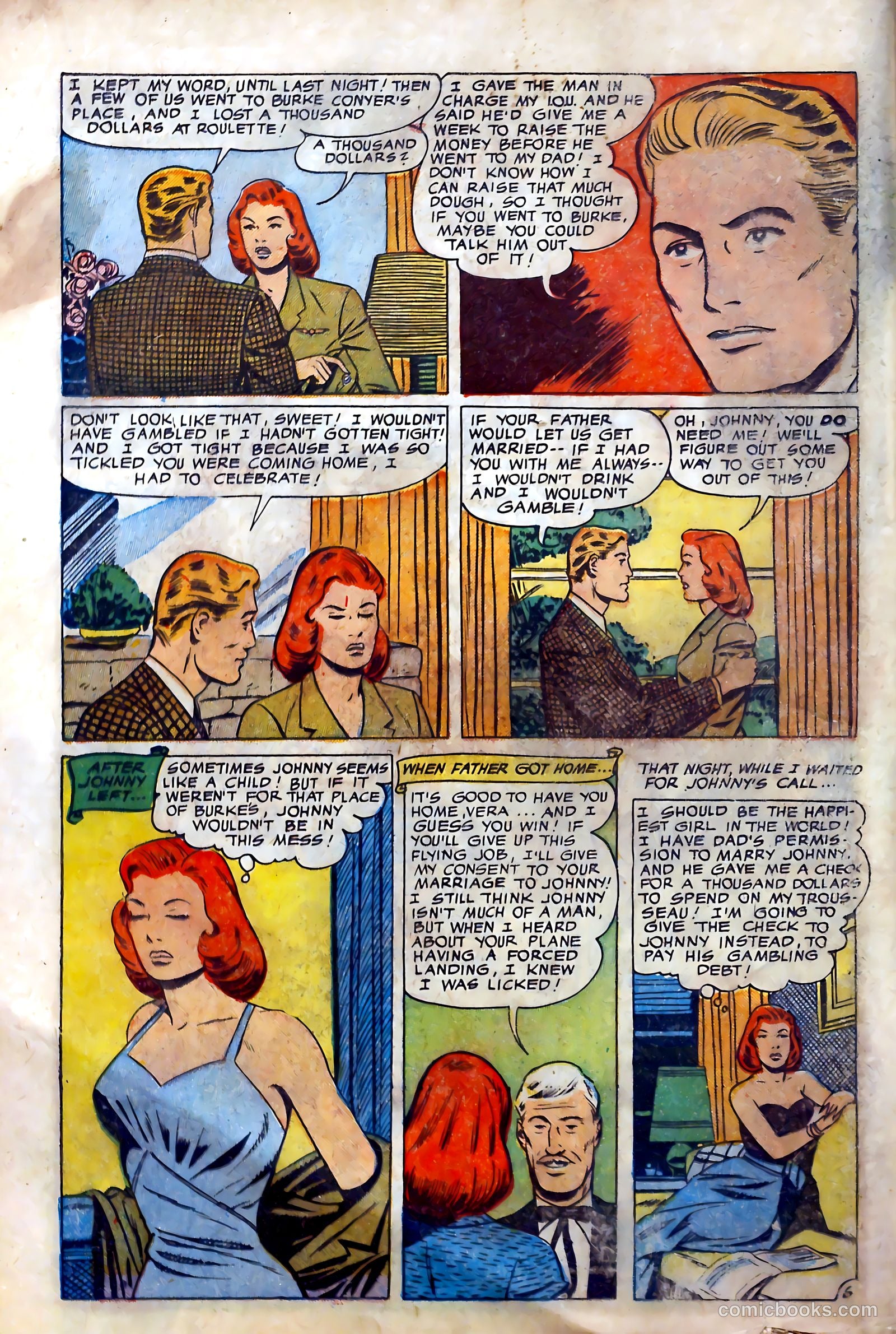 Complete Love Magazine #159 (1951) — page 8 of 52