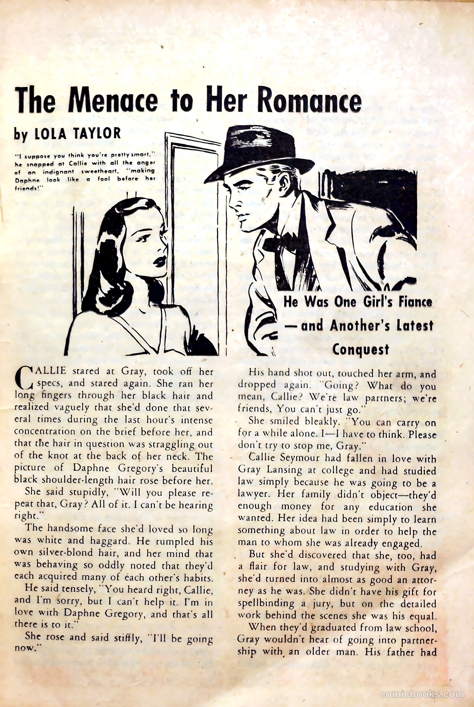 Complete Love Magazine #159 (1951) — page 19 of 52
