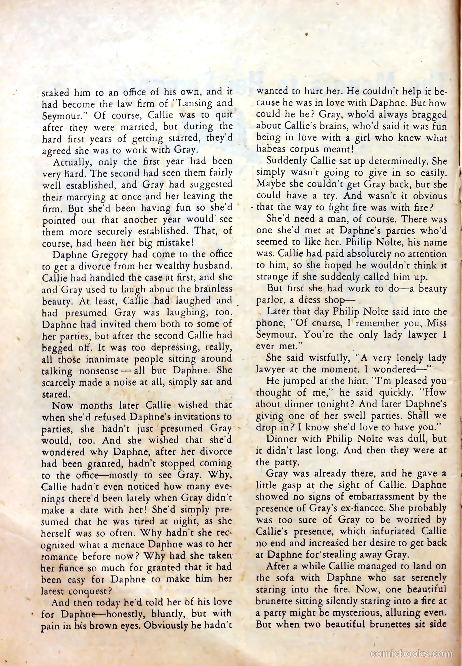 Complete Love Magazine #159 (1951) — page 20 of 52