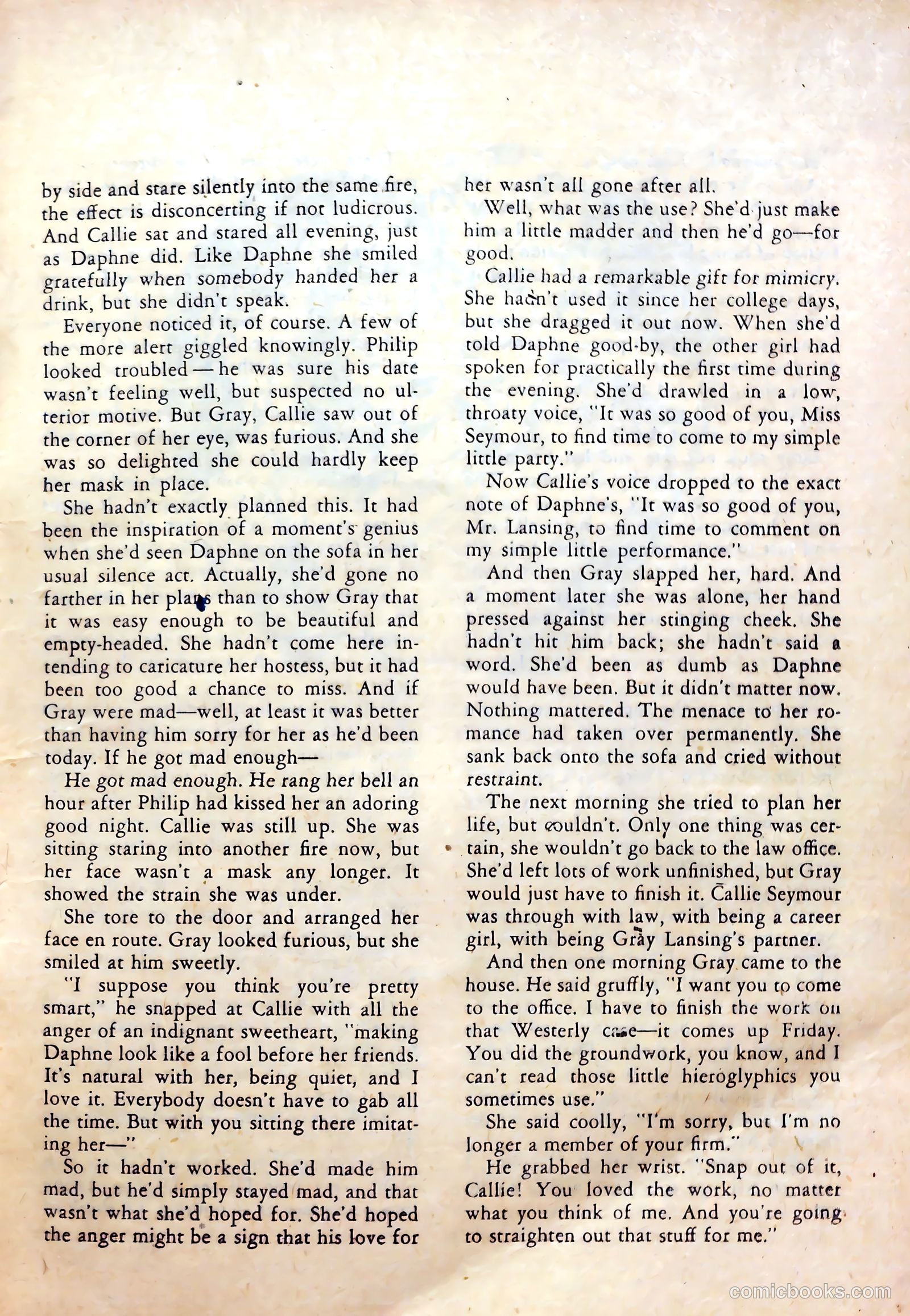 Complete Love Magazine #159 (1951) — page 21 of 52