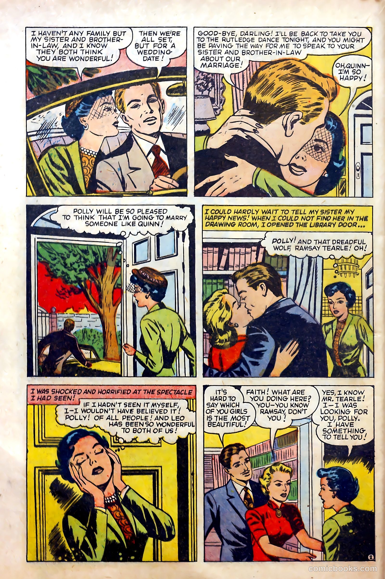 Complete Love Magazine #159 (1951) — page 36 of 52
