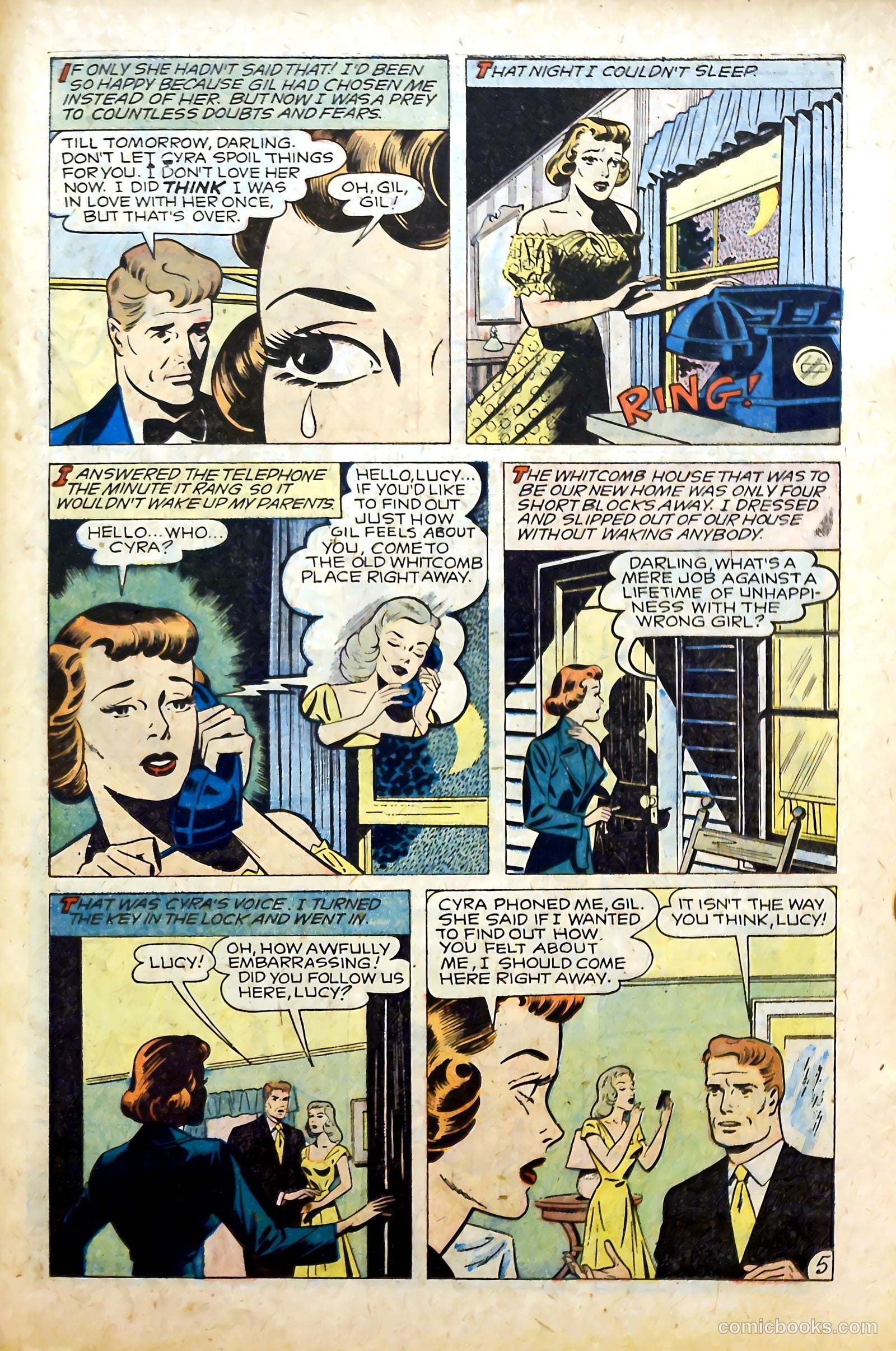Complete Love Magazine #191 (1951) — page 23 of 36