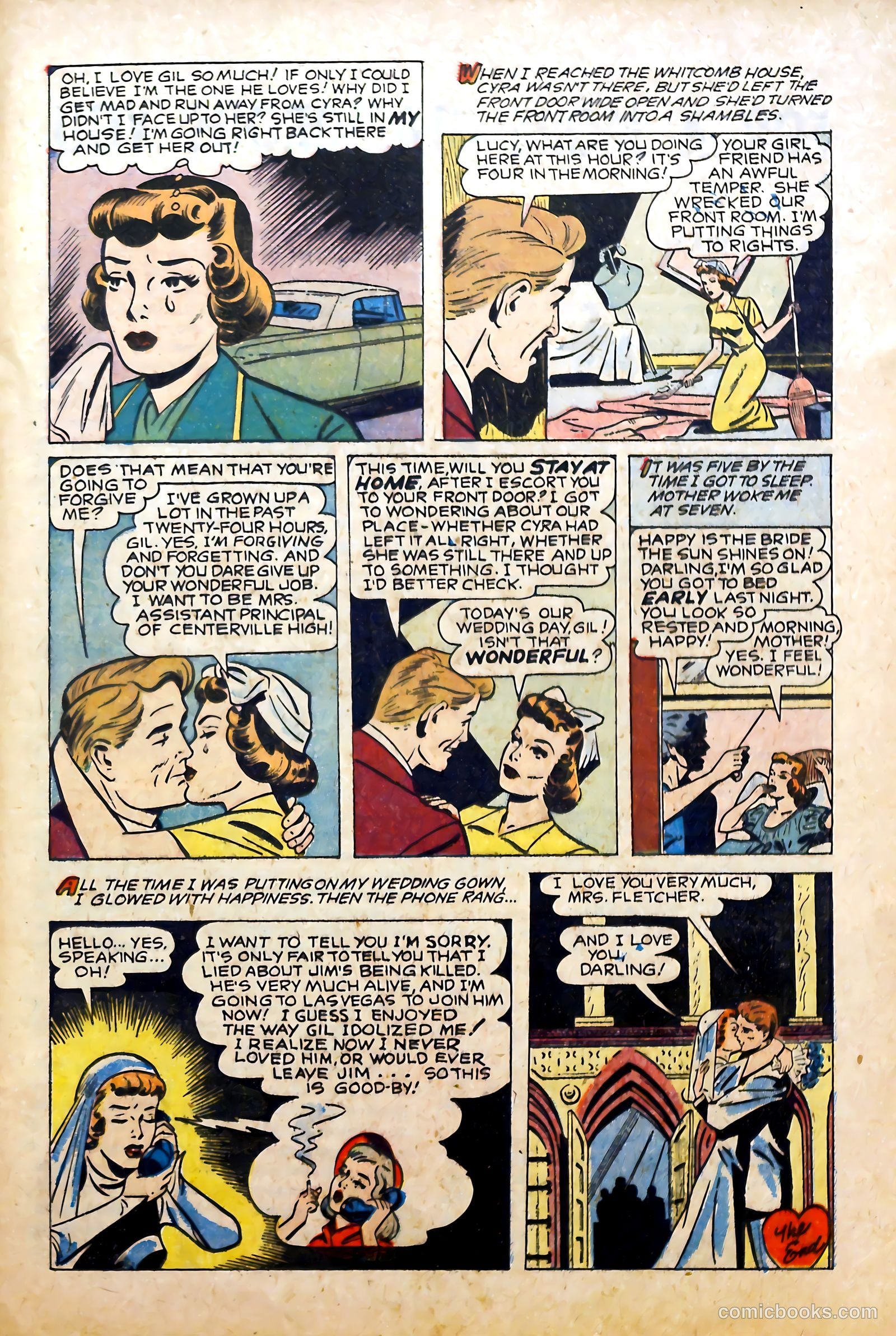Complete Love Magazine #191 (1951) — page 25 of 36