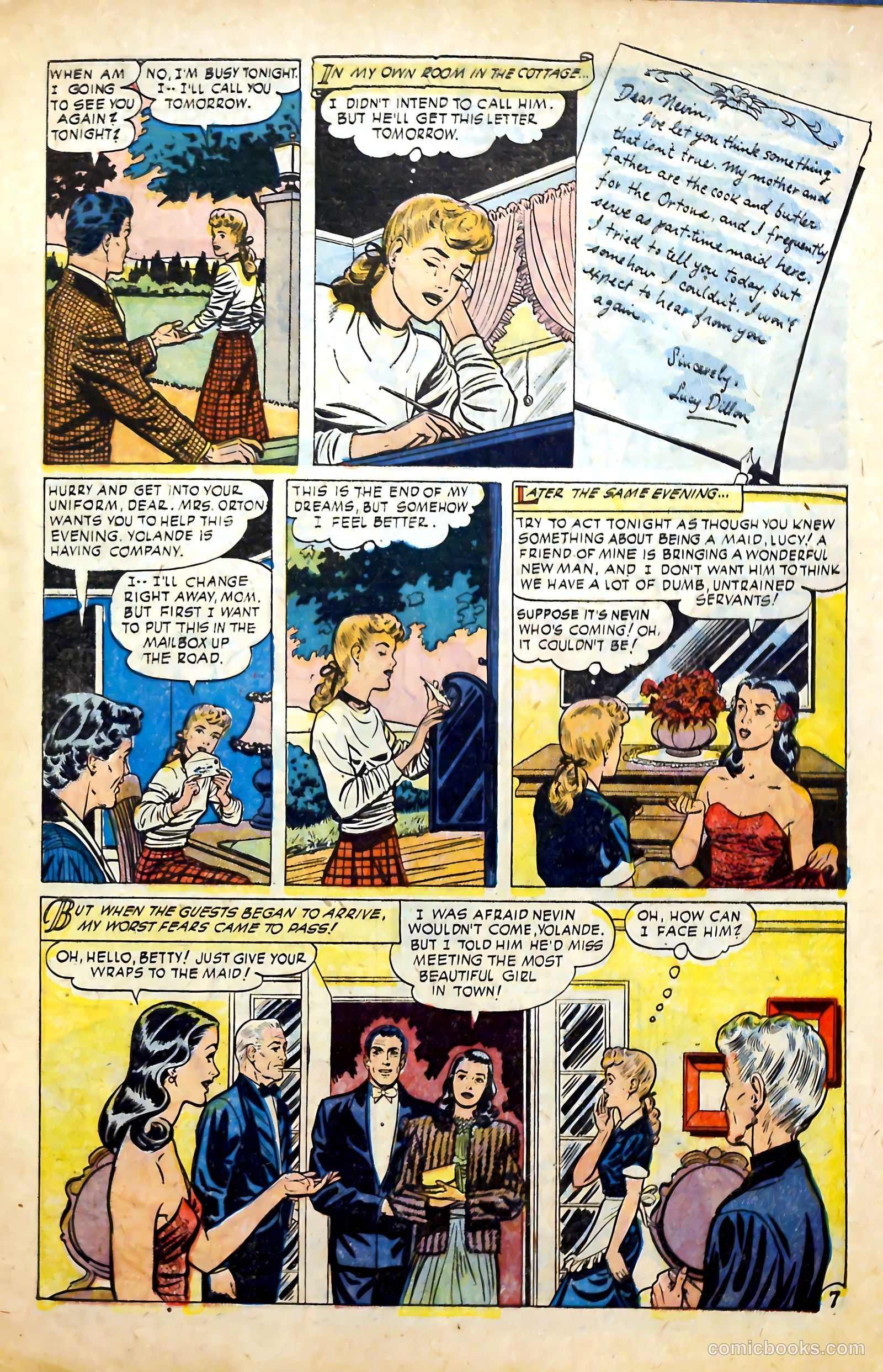 Complete Love Magazine #175 (1951) — page 9 of 36
