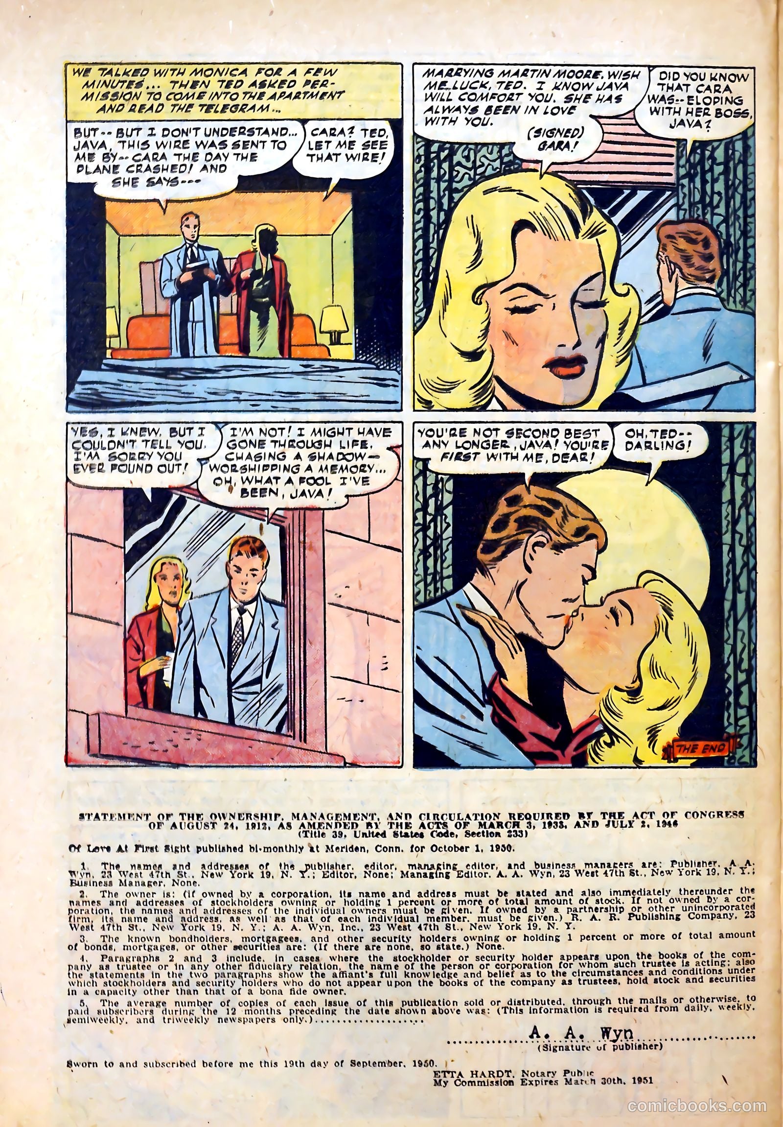 Complete Love Magazine #175 (1951) — page 24 of 36