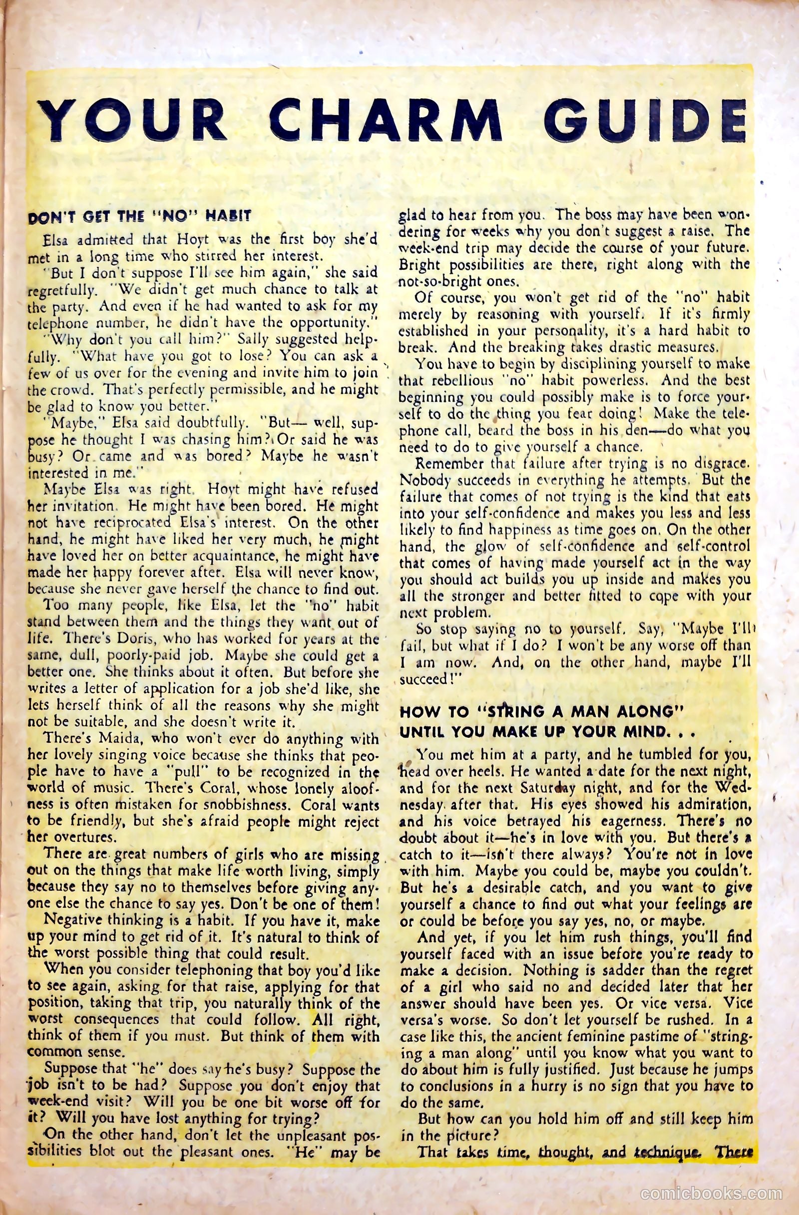 Complete Love Magazine #175 (1951) — page 25 of 36