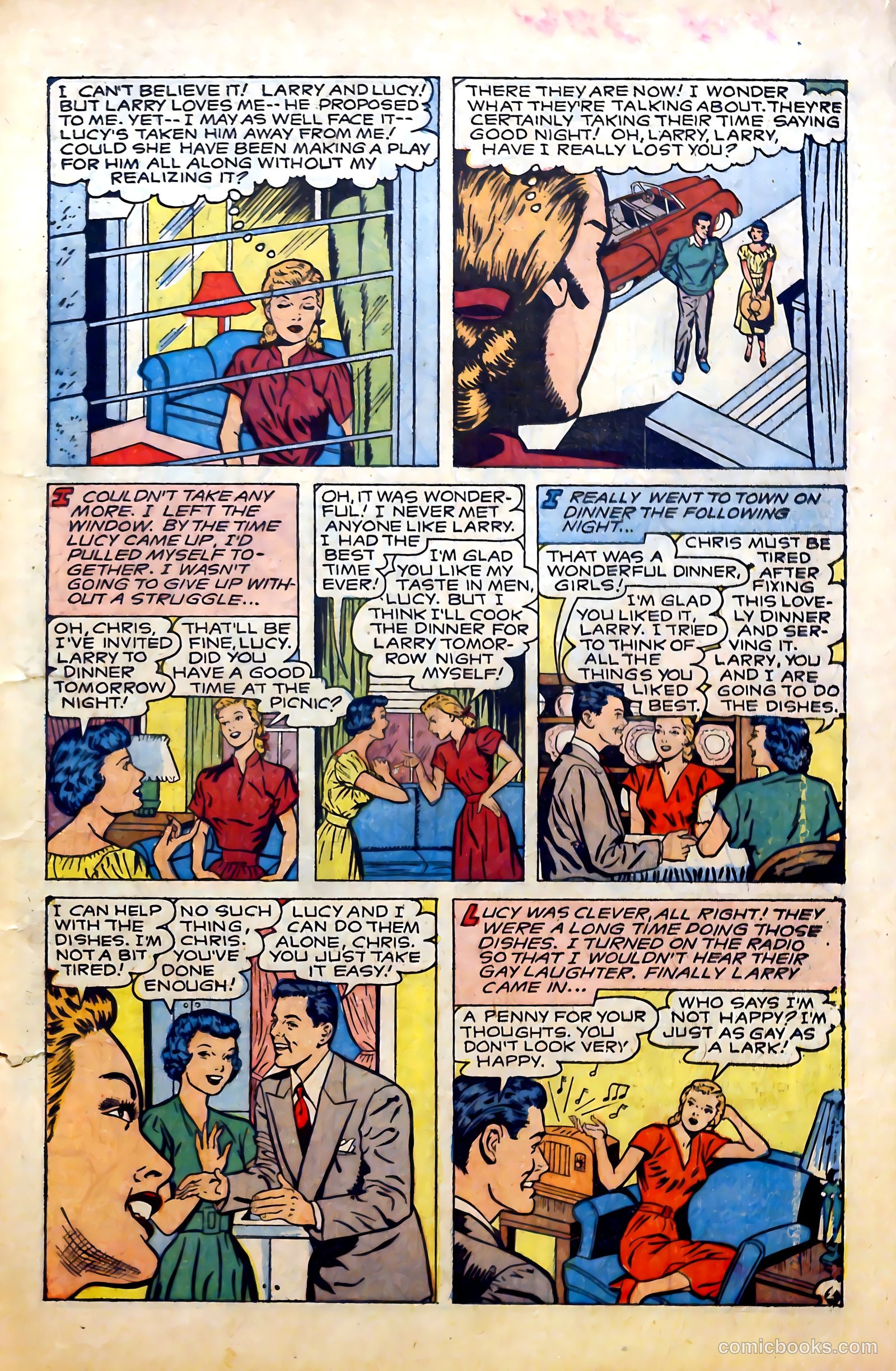 Complete Love Magazine #177 (1951) — page 23 of 36