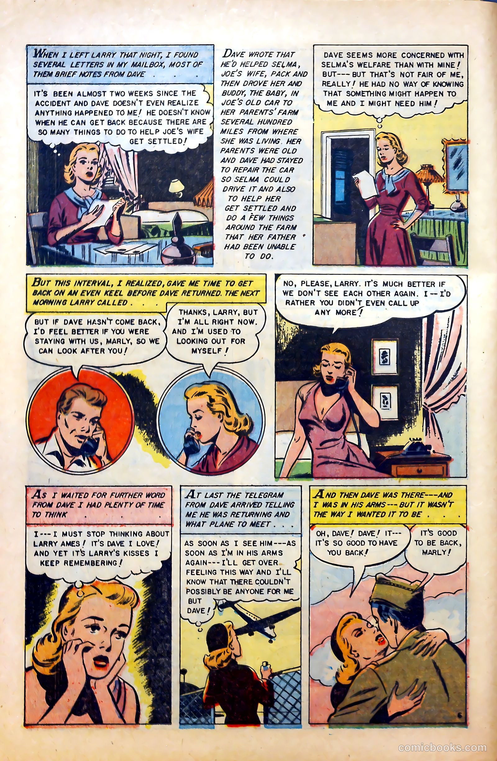 Complete Love Magazine #180 (1951) — page 8 of 36