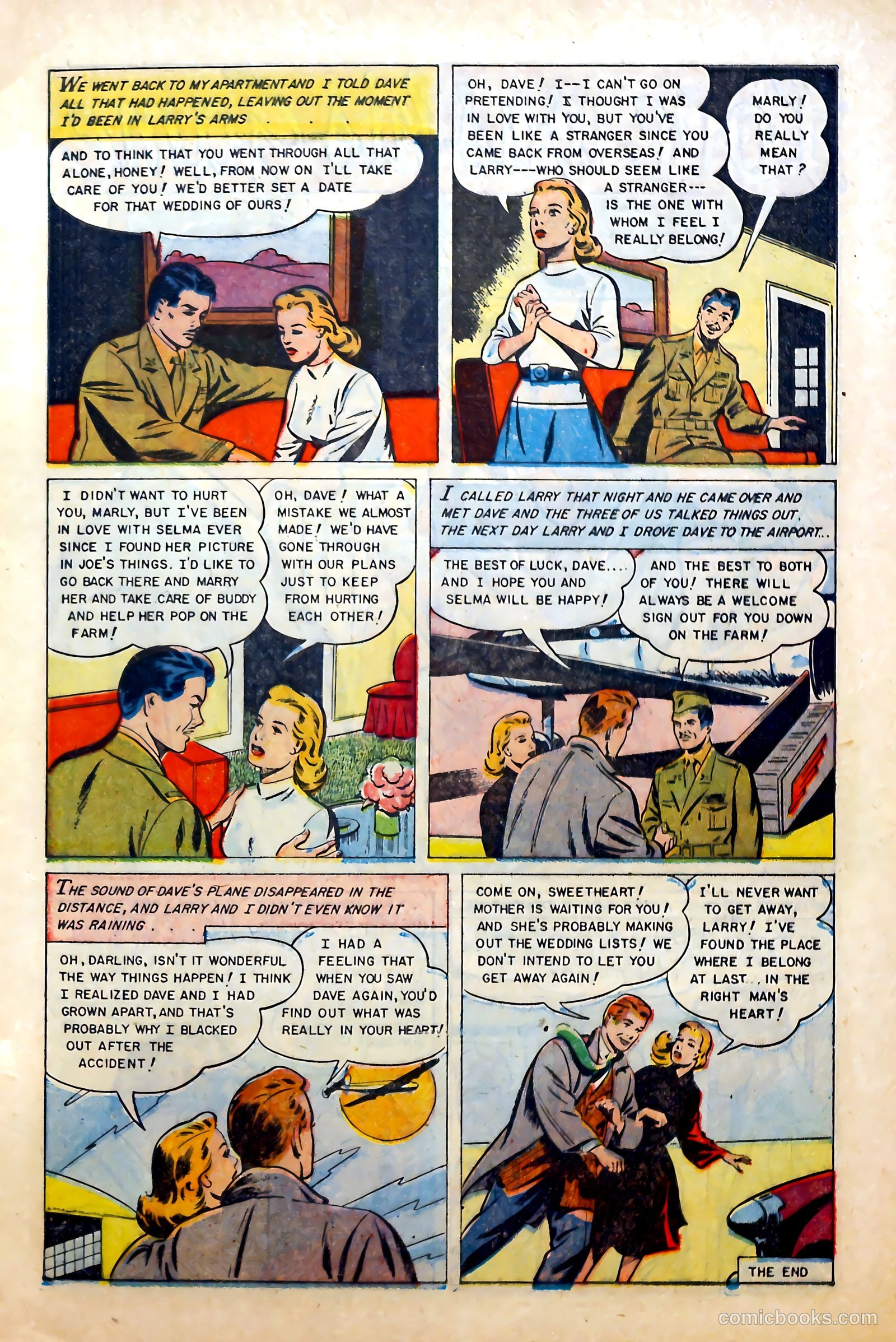 Complete Love Magazine #180 (1951) — page 9 of 36