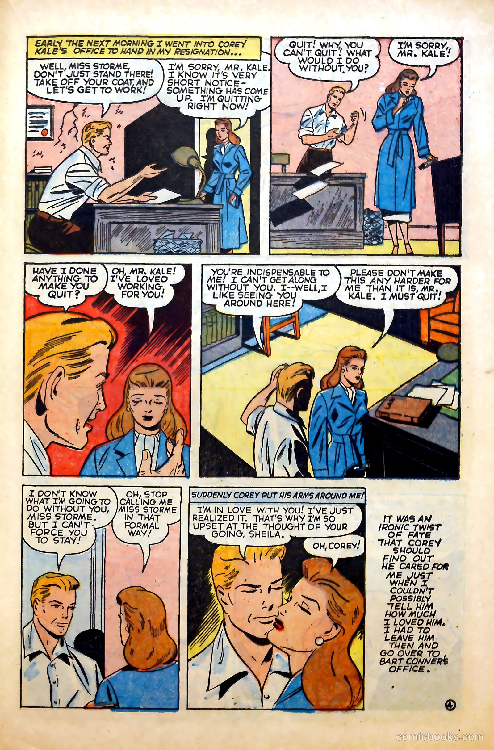Complete Love Magazine #180 (1951) — page 21 of 36