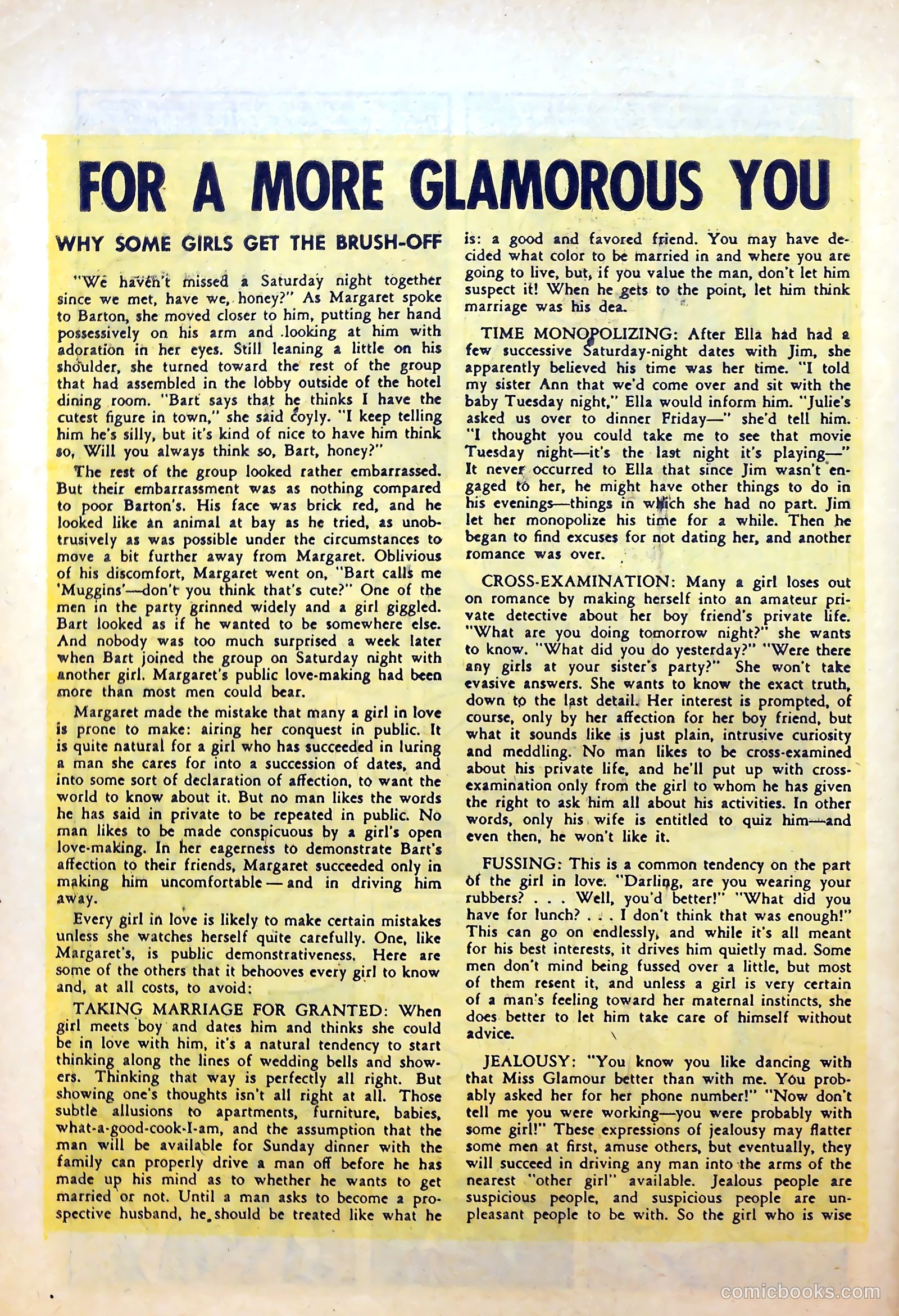 Complete Love Magazine #180 (1951) — page 26 of 36