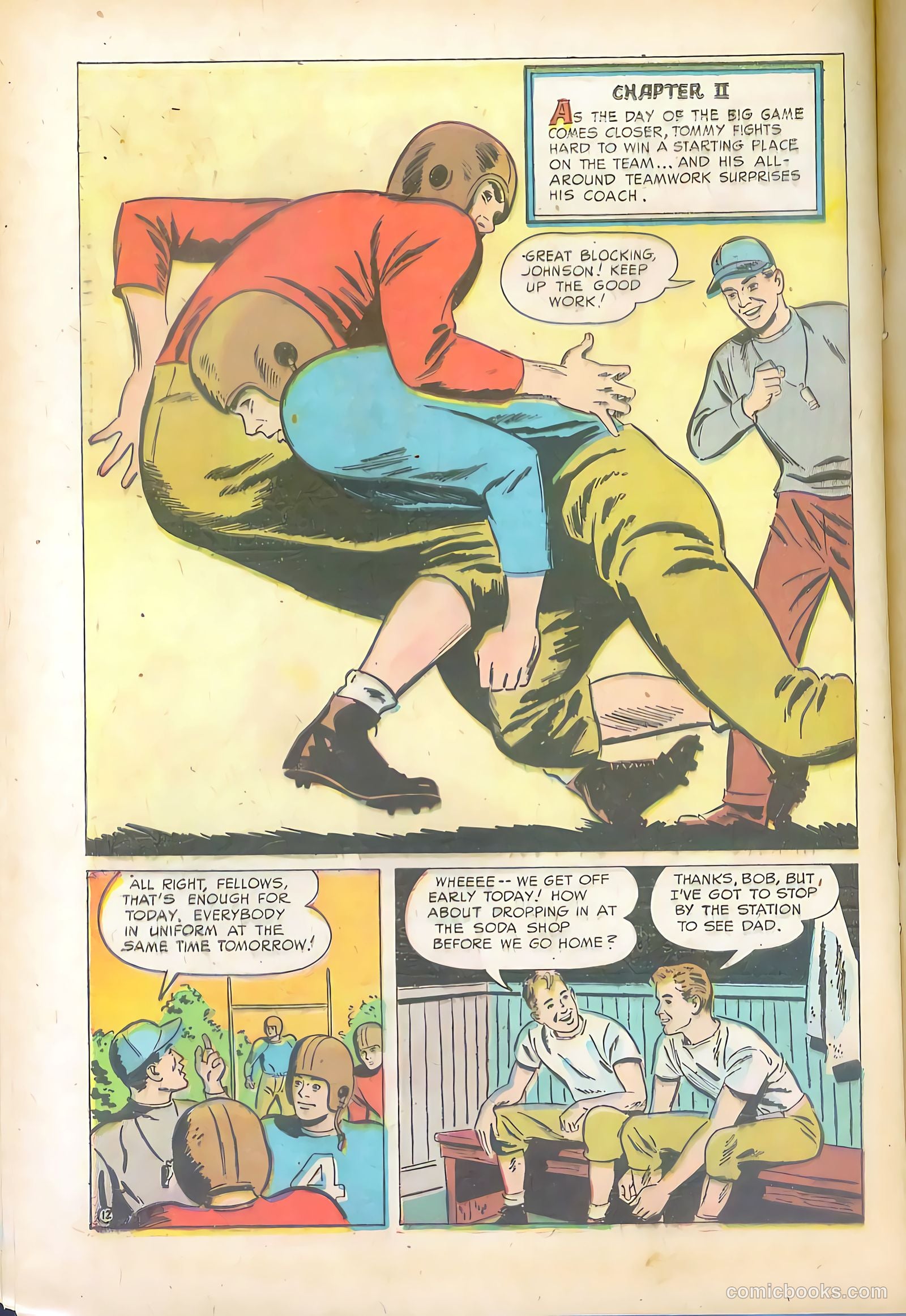 Johnson Makes the Team #1 (1948) — page 12 of 33