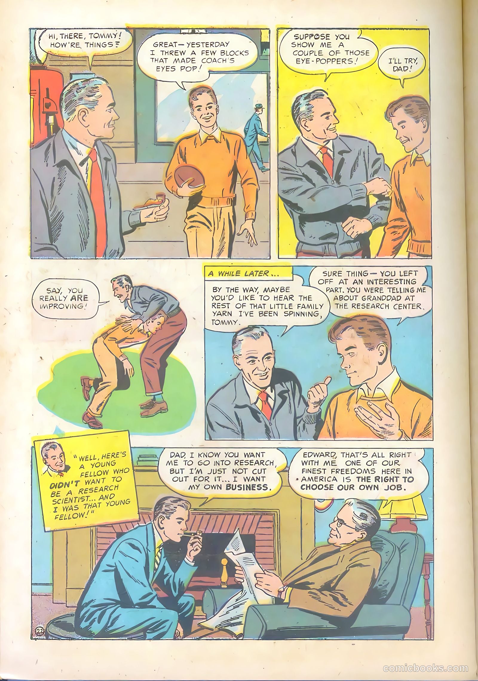 Johnson Makes the Team #1 (1948) — page 23 of 33