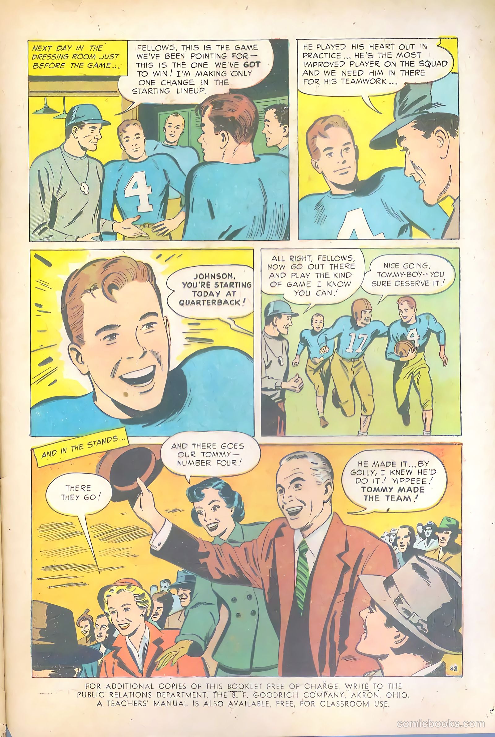 Johnson Makes the Team #1 (1948) — page 32 of 33