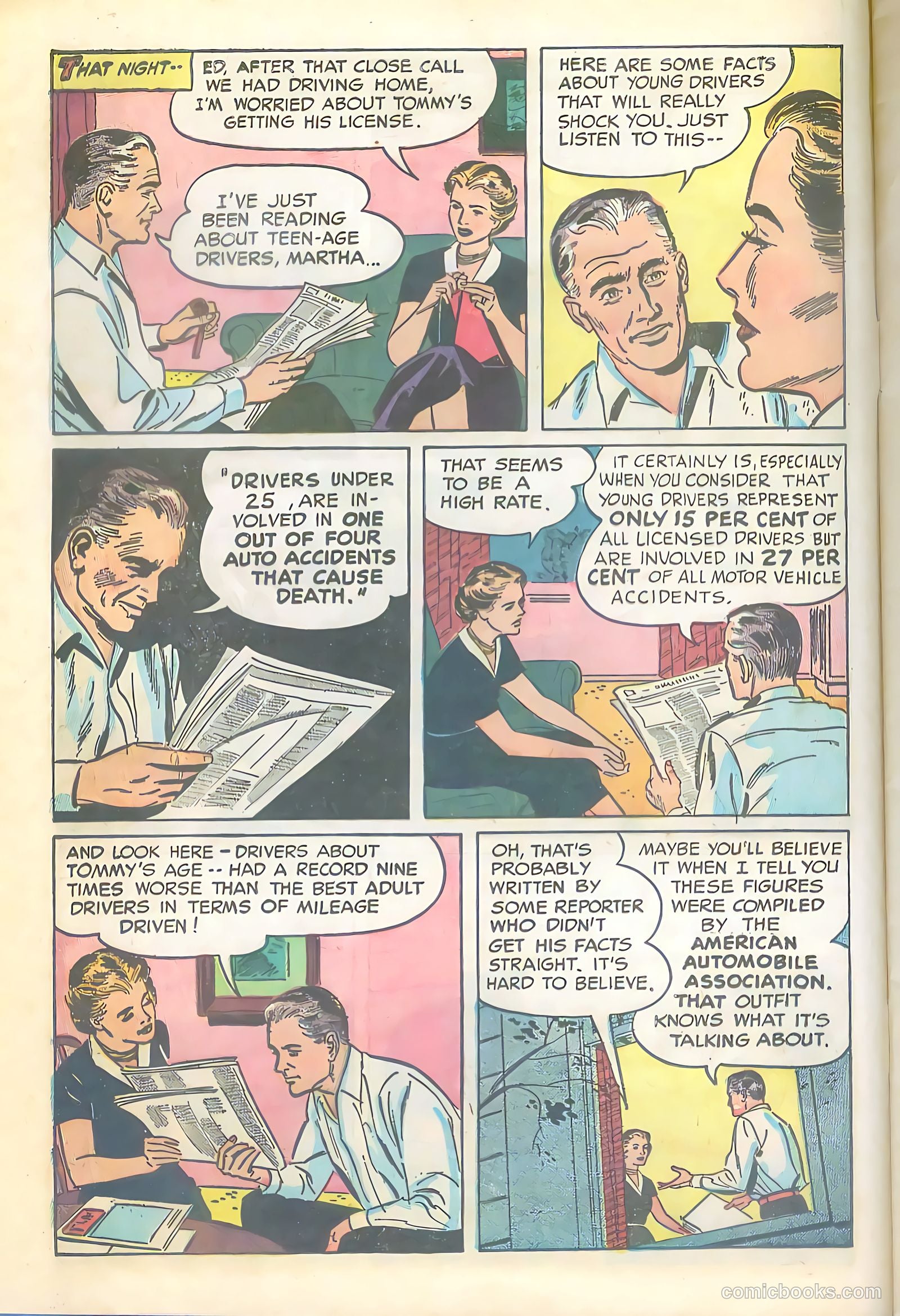 Tommy Gets the Keys #1 (1954) — page 6 of 32