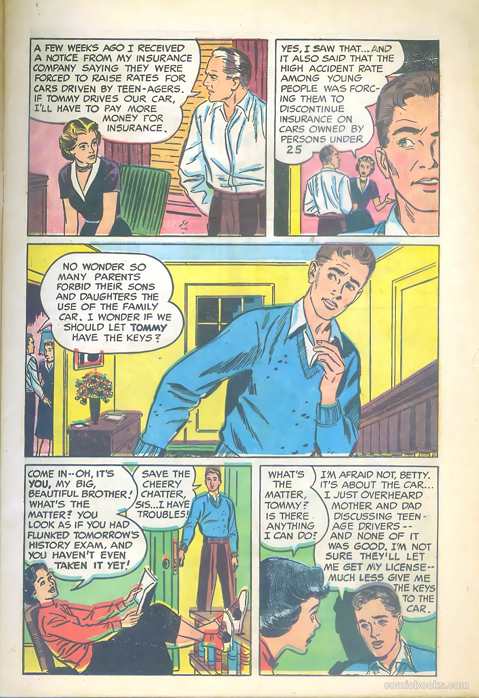 Tommy Gets the Keys #1 (1954) — page 7 of 32