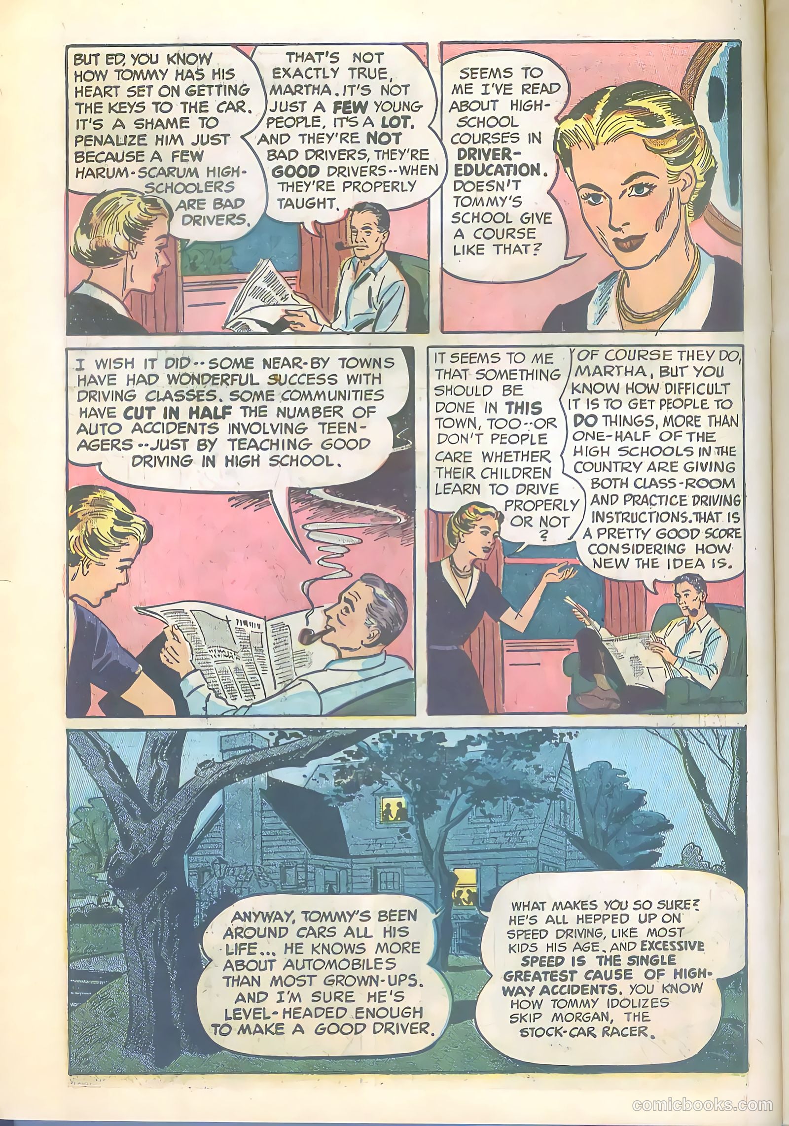 Tommy Gets the Keys #1 (1954) — page 8 of 32