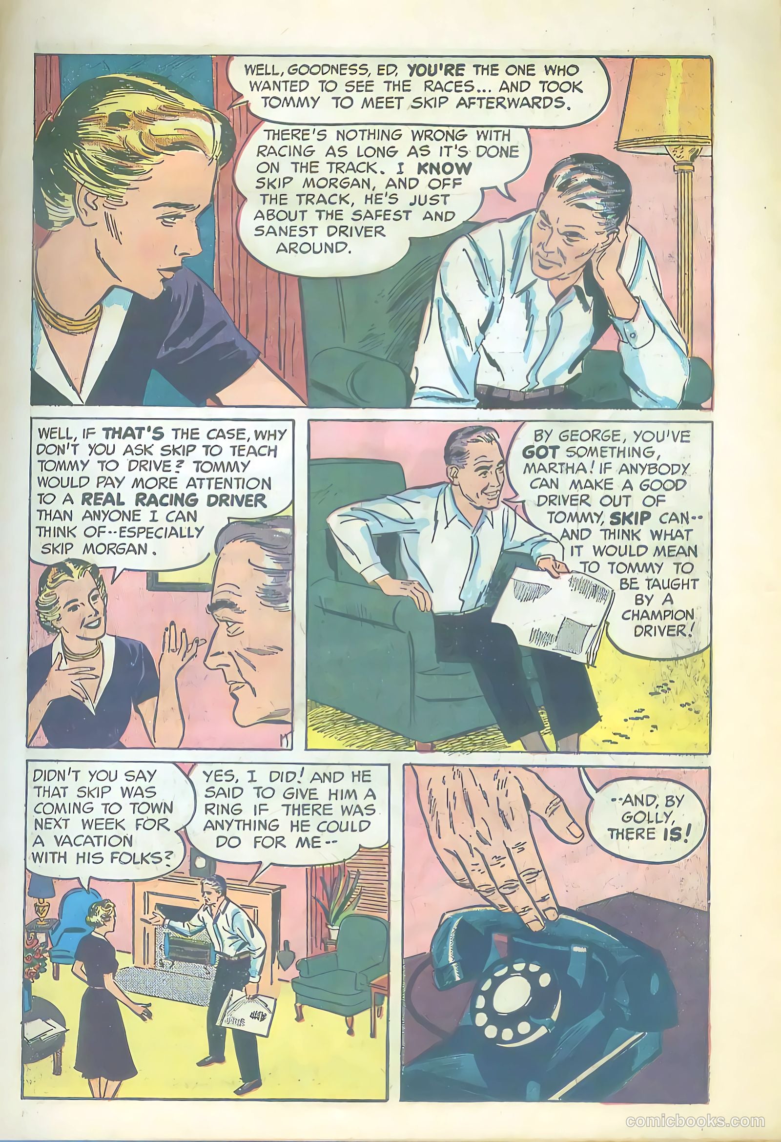 Tommy Gets the Keys #1 (1954) — page 9 of 32