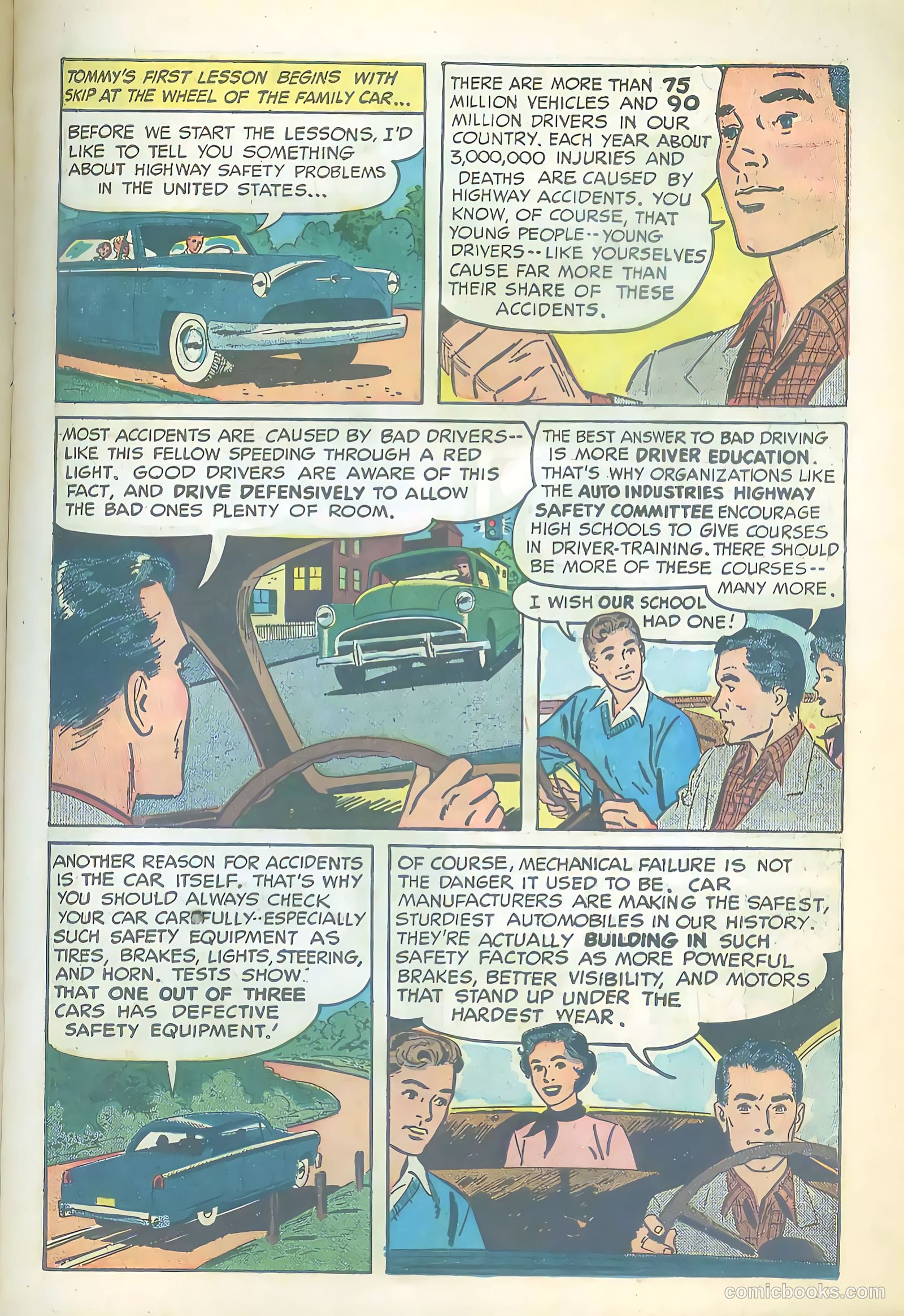 Tommy Gets the Keys #1 (1954) — page 13 of 32