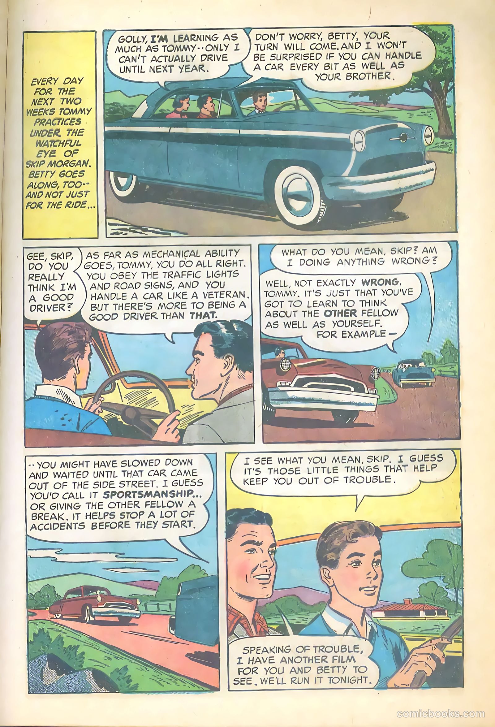 Tommy Gets the Keys #1 (1954) — page 19 of 32