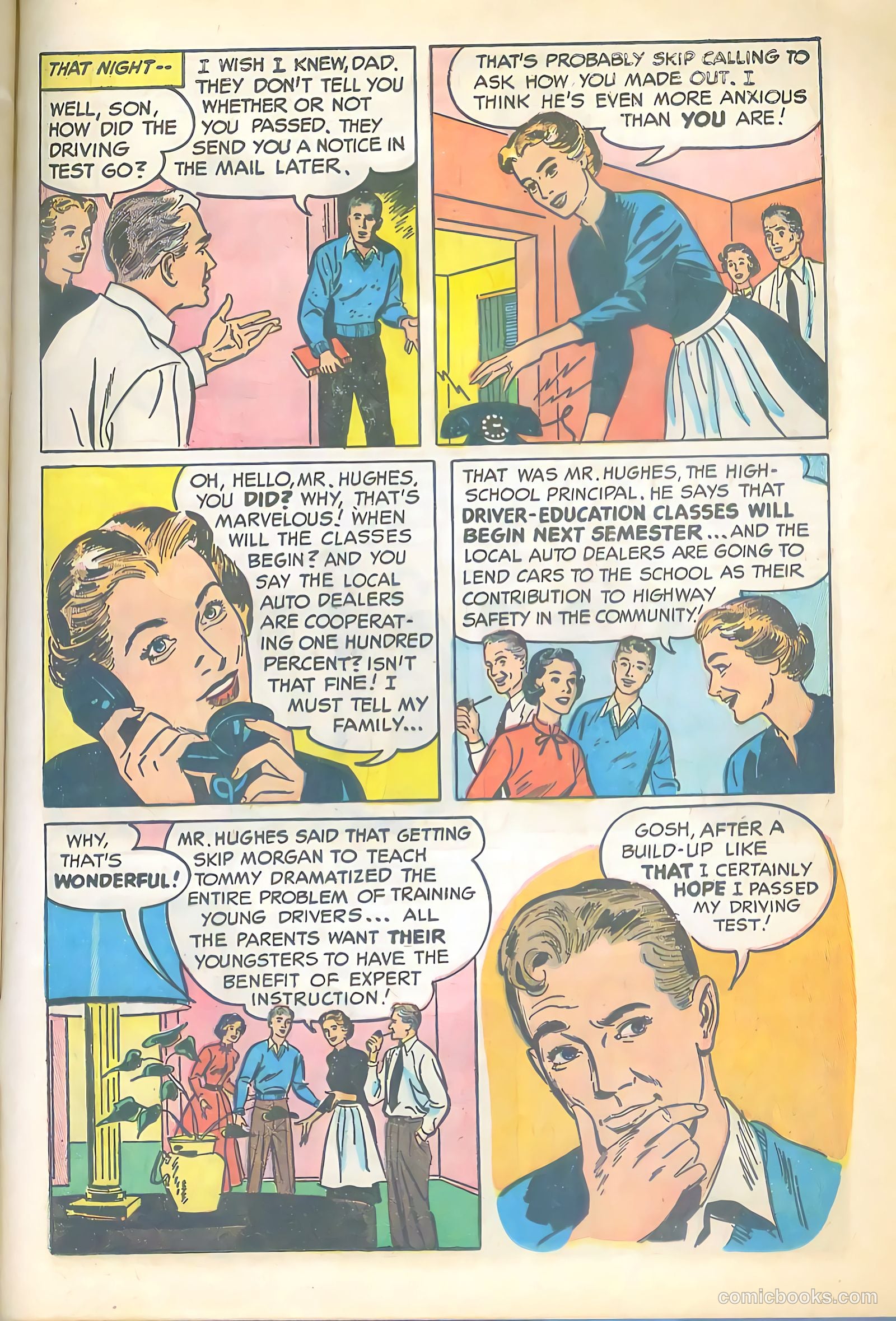 Tommy Gets the Keys #1 (1954) — page 27 of 32