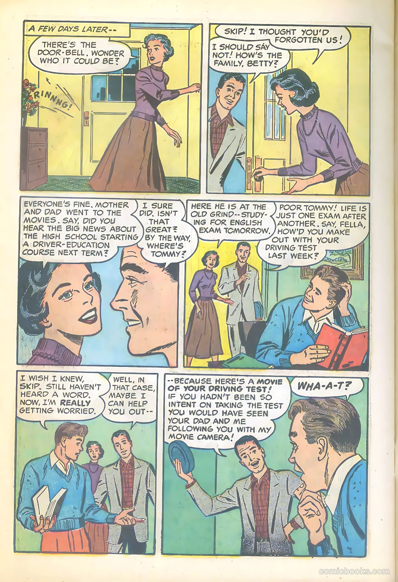 Tommy Gets the Keys #1 (1954) — page 28 of 32