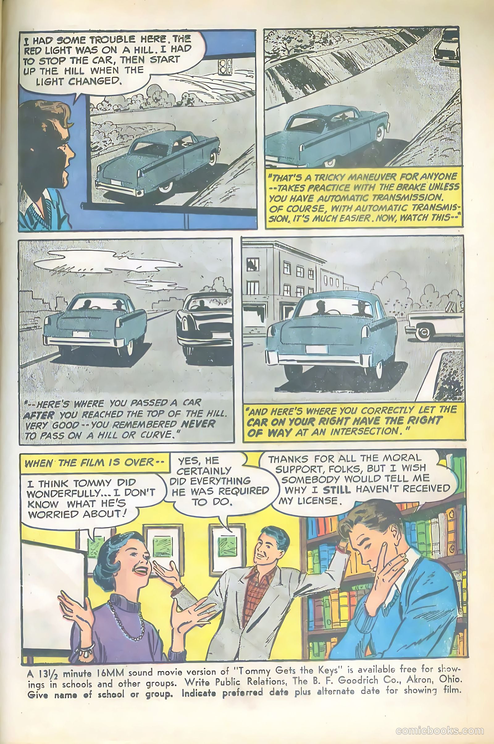 Tommy Gets the Keys #1 (1954) — page 31 of 32