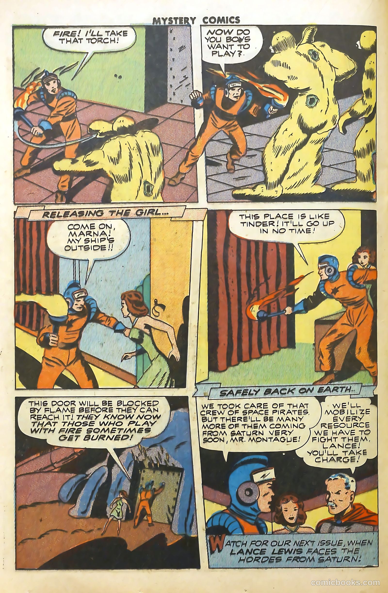 Mystery Comics #4 (1944) — page 32 of 52