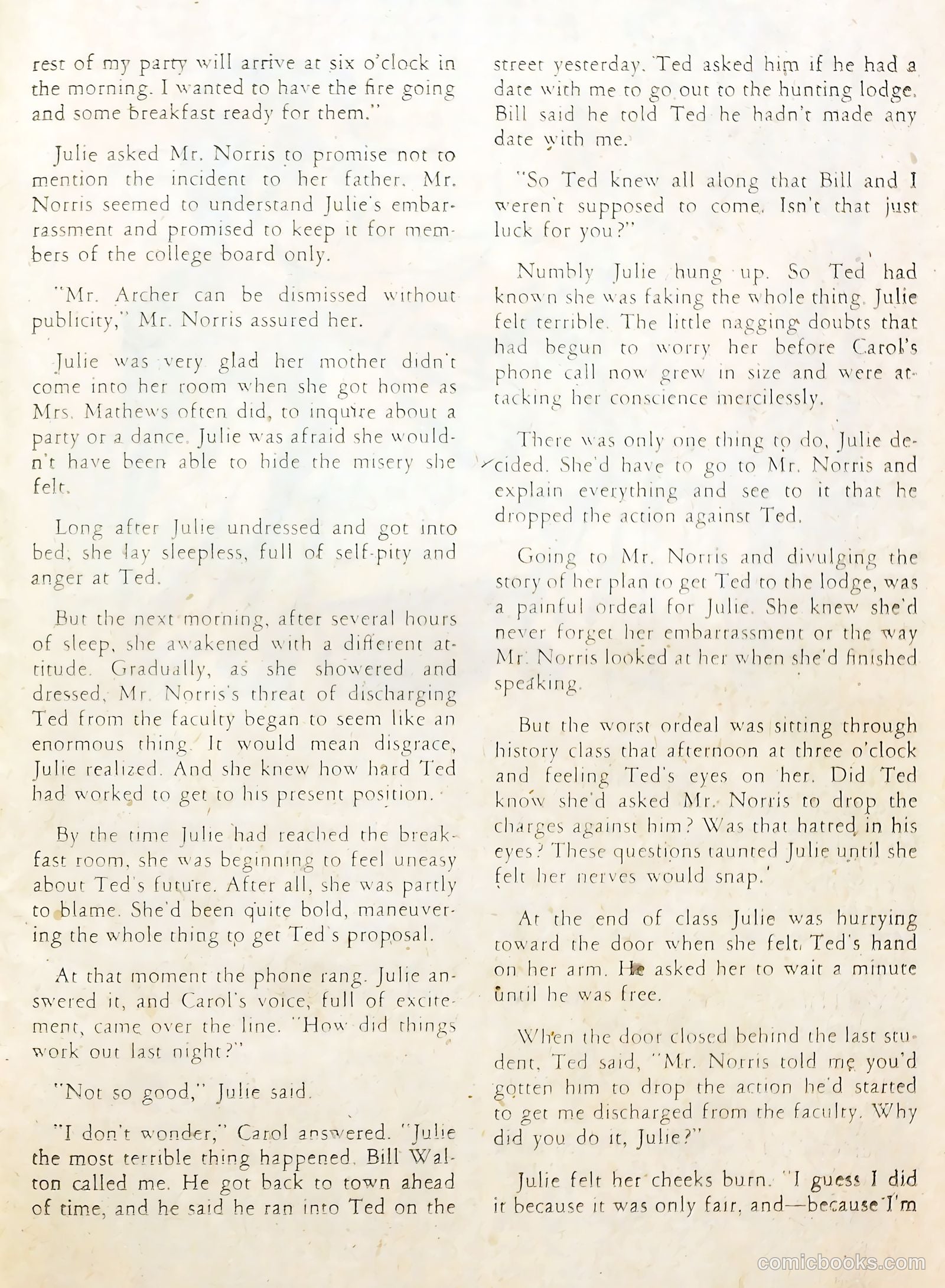 Complete Love Magazine #162 (1951) — page 35 of 52