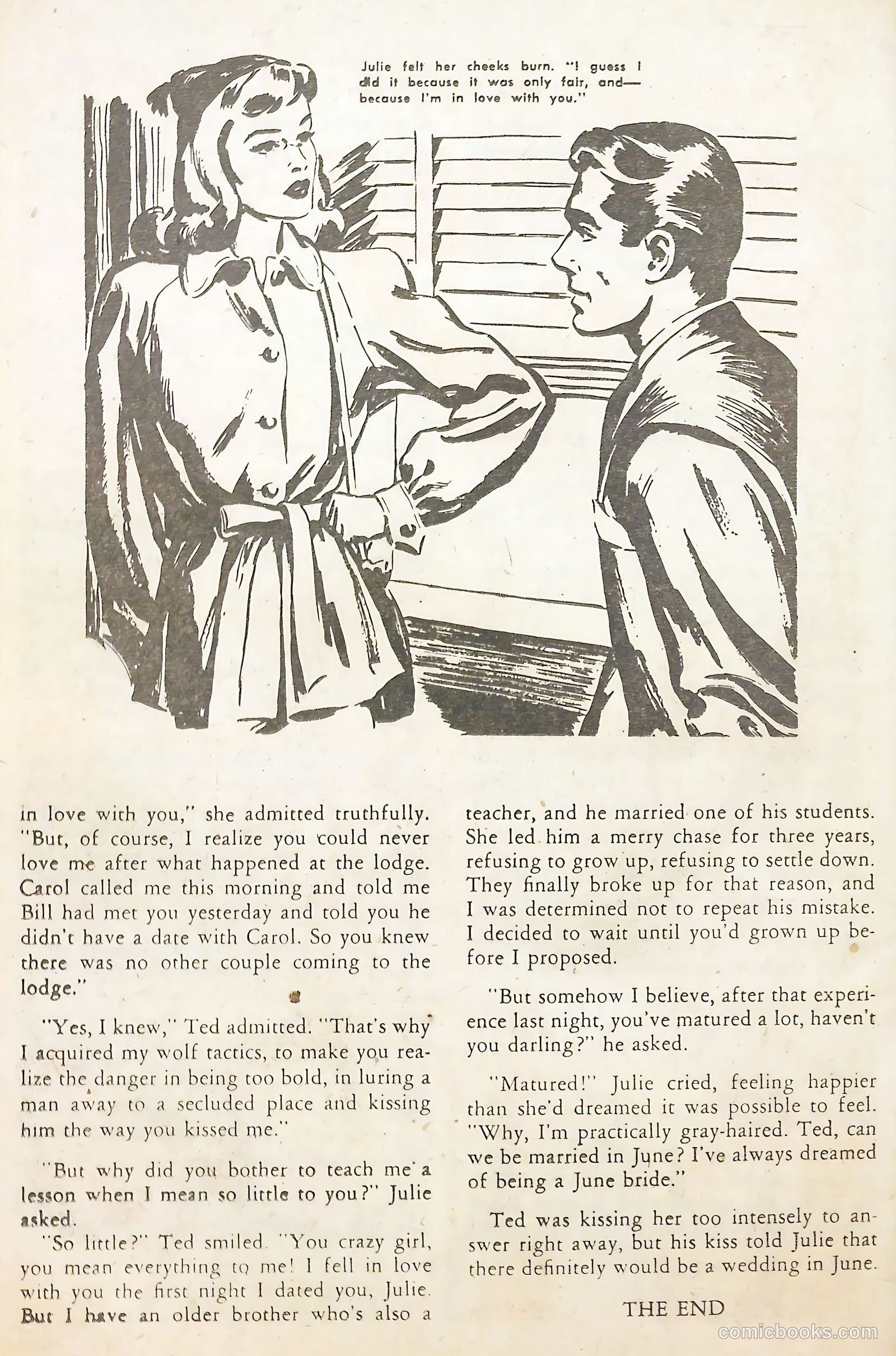 Complete Love Magazine #162 (1951) — page 36 of 52
