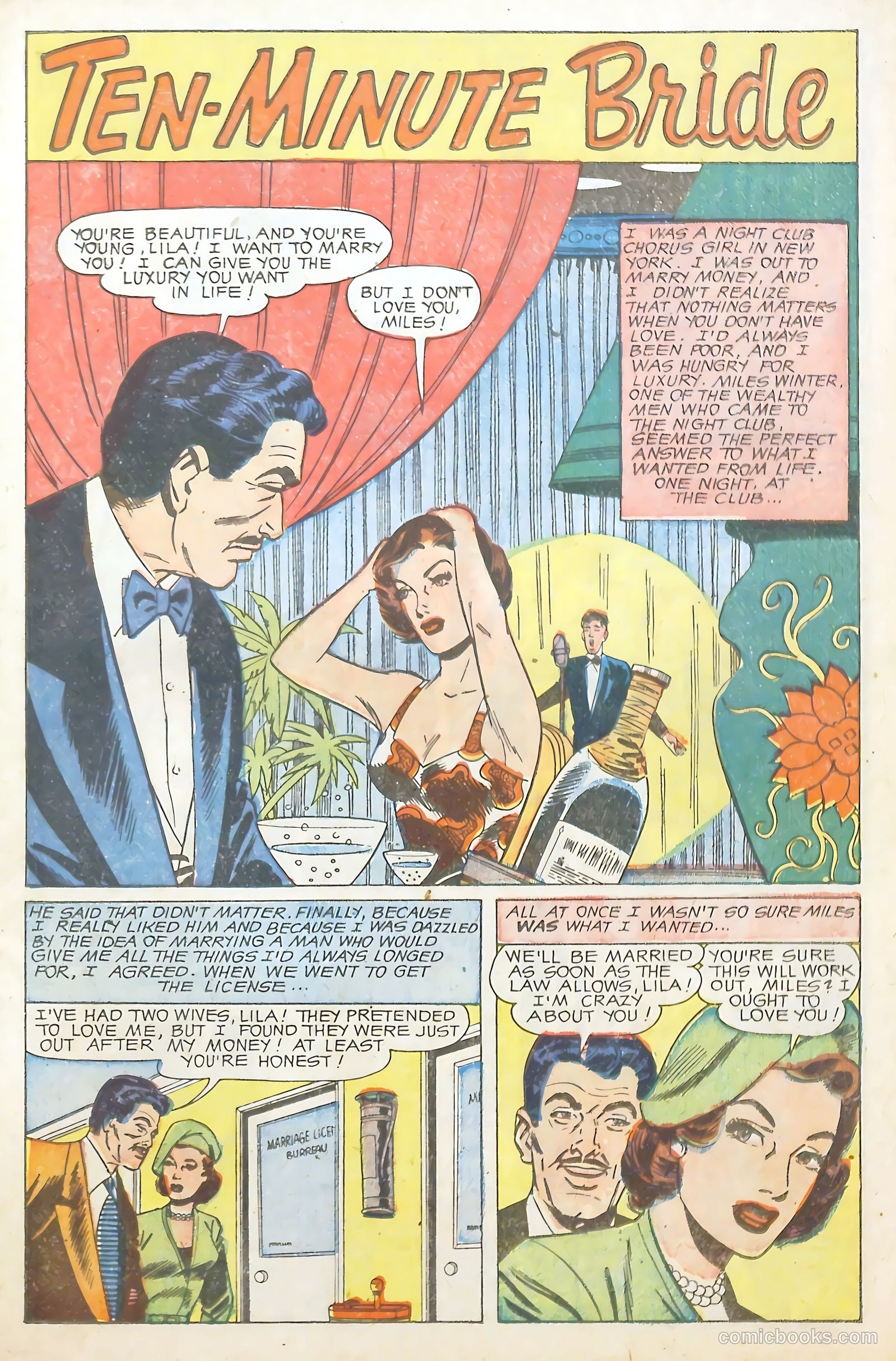 Complete Love Magazine #162 (1951) — page 37 of 52