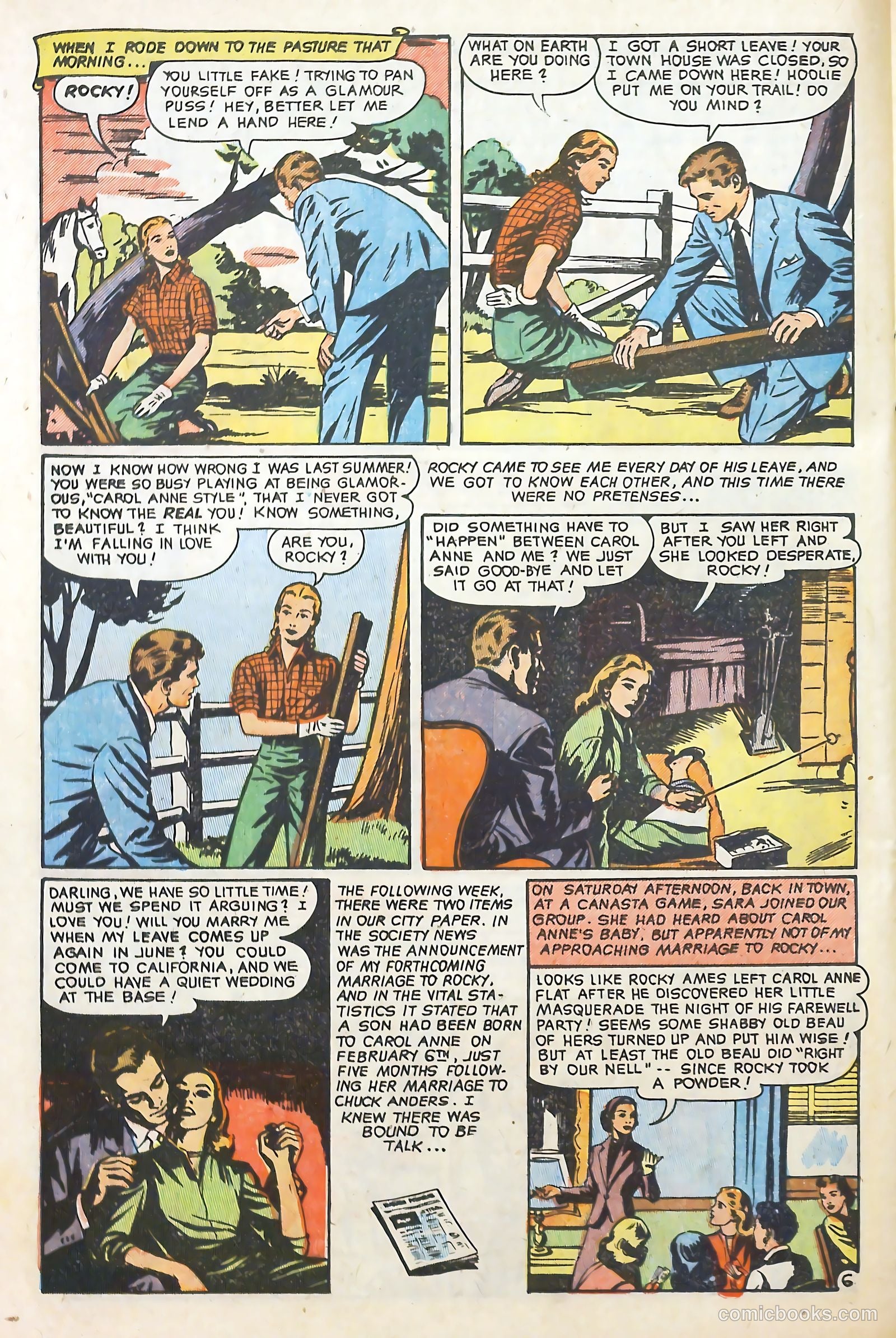 Complete Love Magazine #164 (1951) — page 24 of 36