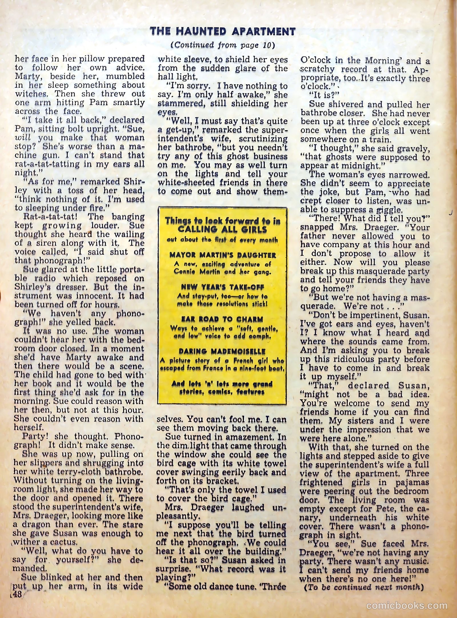 Calling All Girls #14 (1955) — page 47 of 59