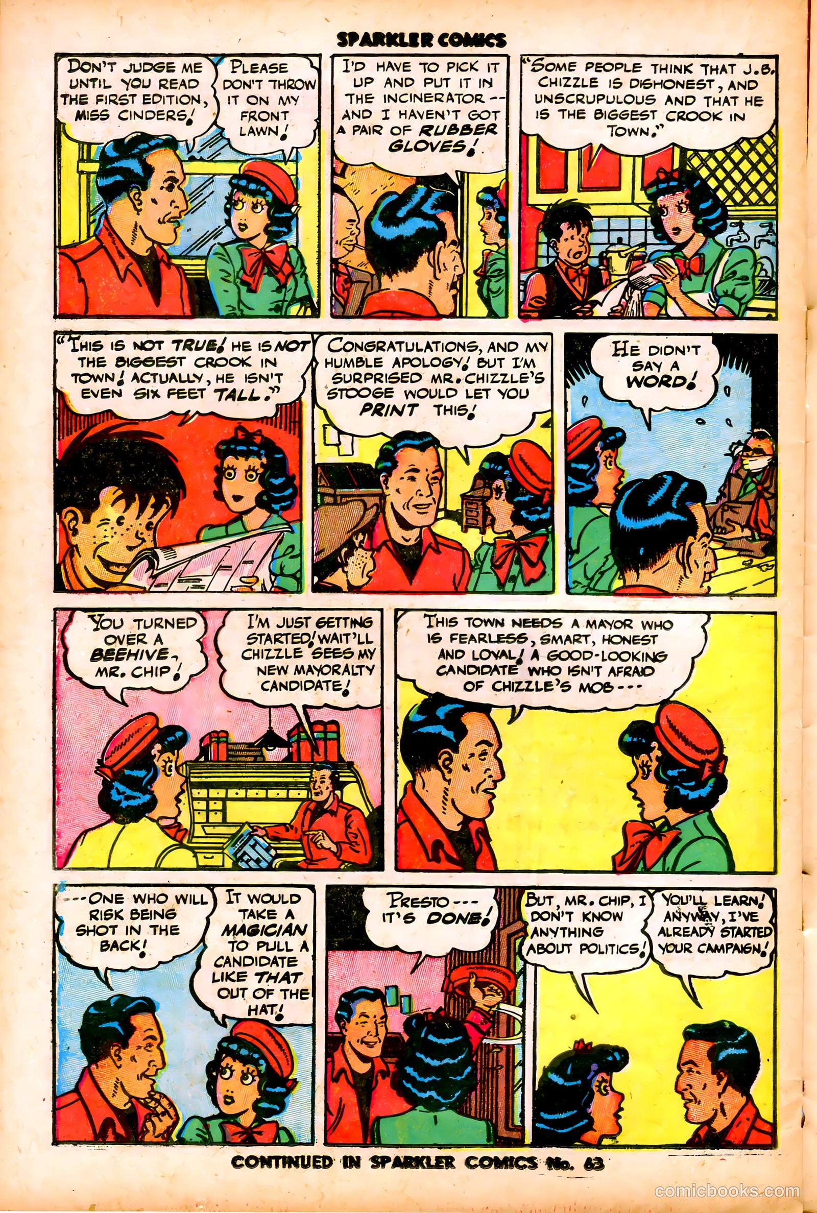 Sparkler Comics #62 (1948) — page 25 of 37