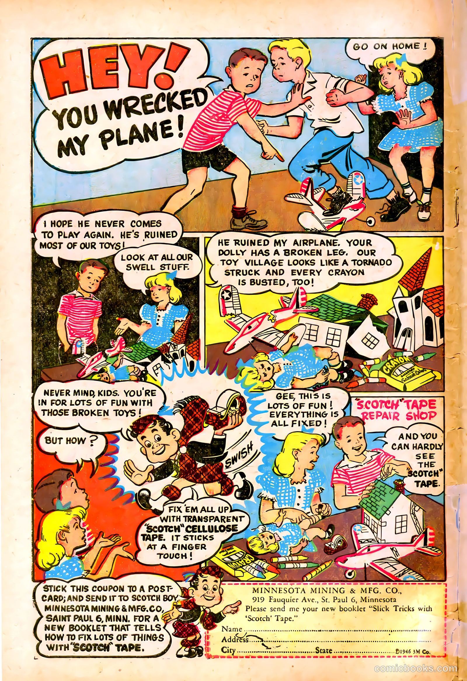Sparkler Comics #62 (1948) — page 35 of 37