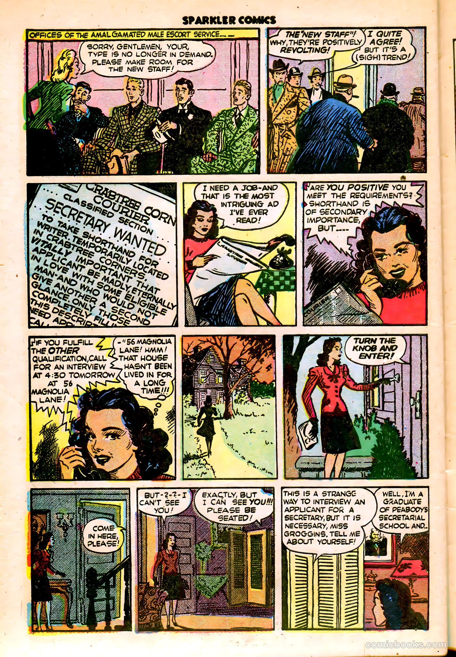 Sparkler Comics #64 (1948) — page 18 of 30