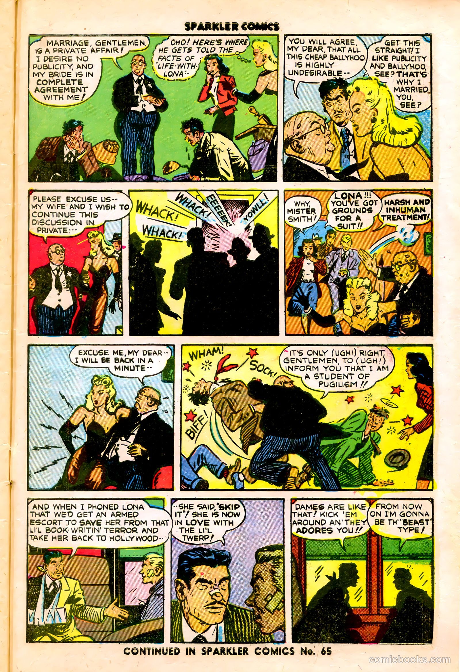 Sparkler Comics #64 (1948) — page 23 of 30