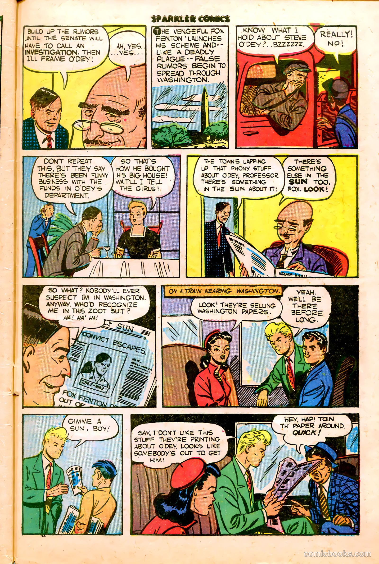 Sparkler Comics #64 (1948) — page 25 of 30