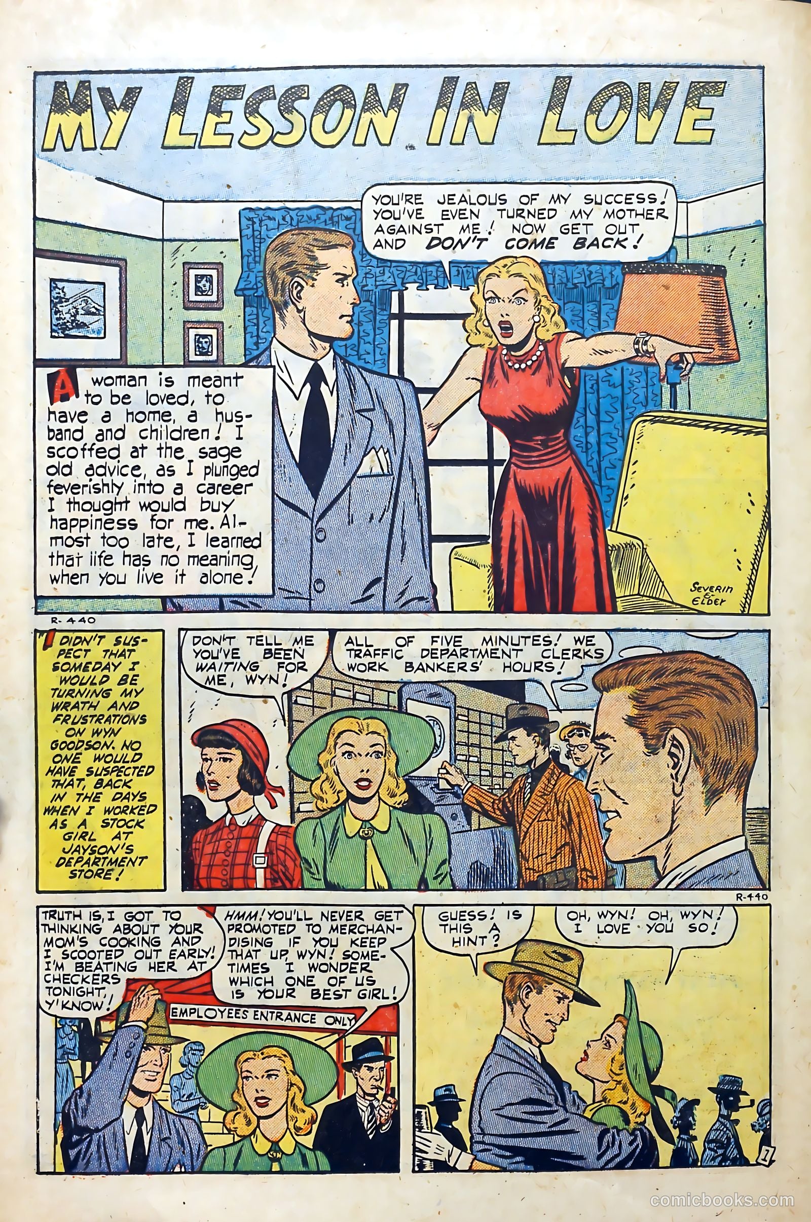 Popular Romance #17 (1950) — page 22 of 36