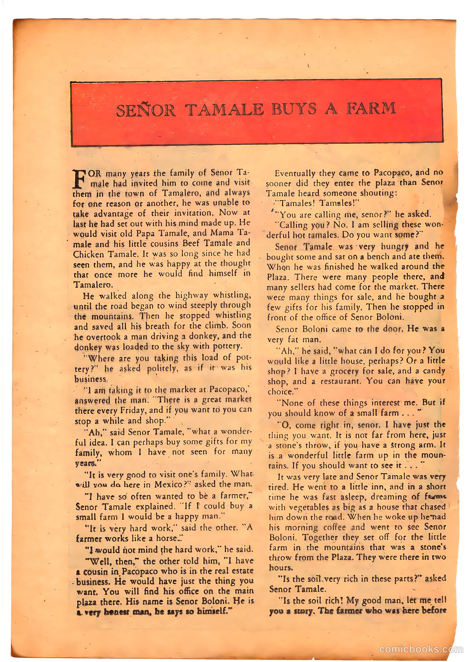 Adventures of Patoruzu nn needs edits missing first page #1 — page 16 of 34
