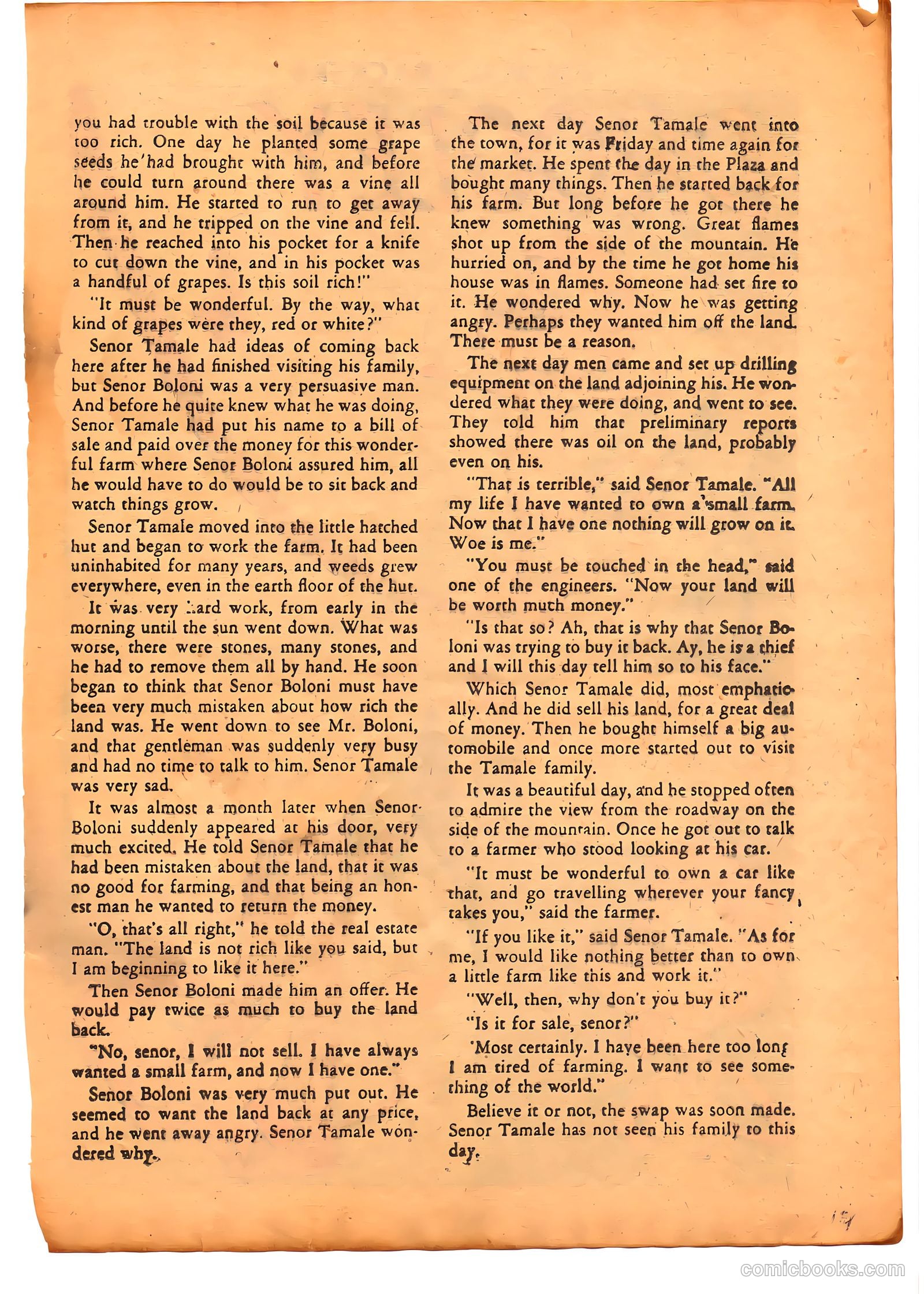 Adventures of Patoruzu nn needs edits missing first page #1 — page 17 of 34