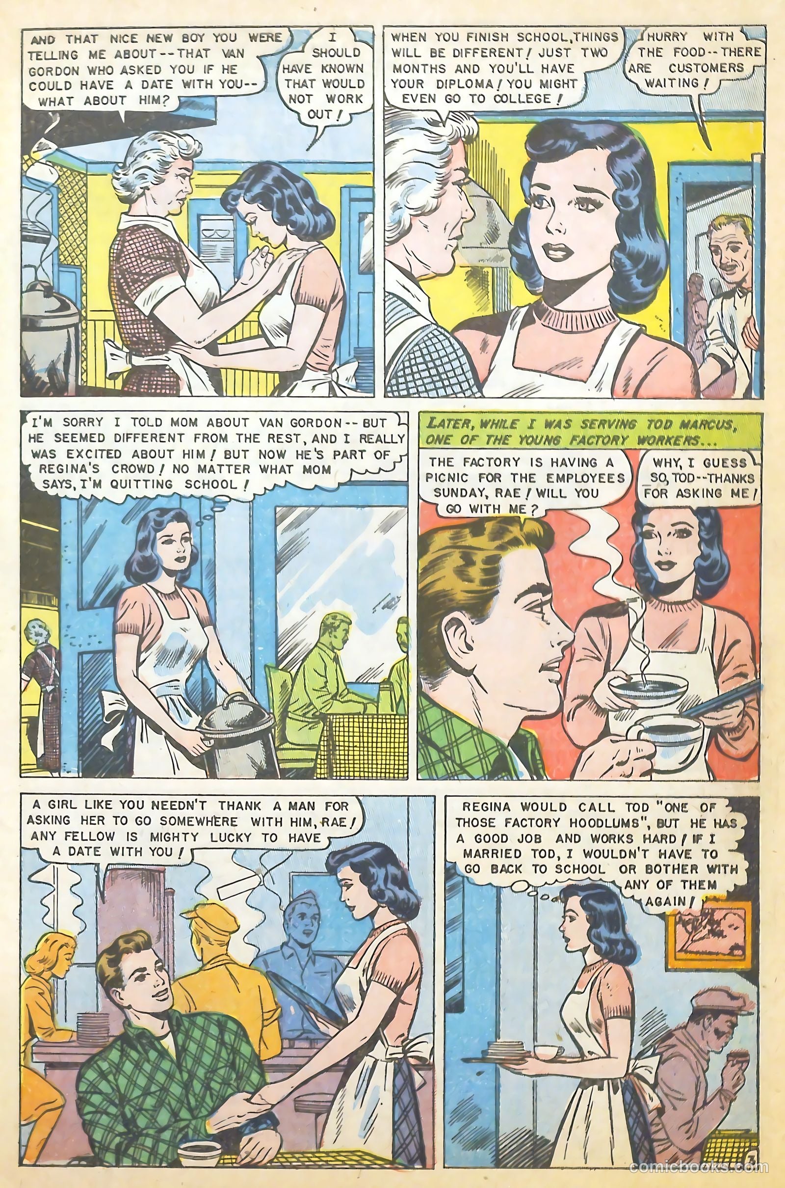 Complete Love Magazine #166 (1951) — page 19 of 36