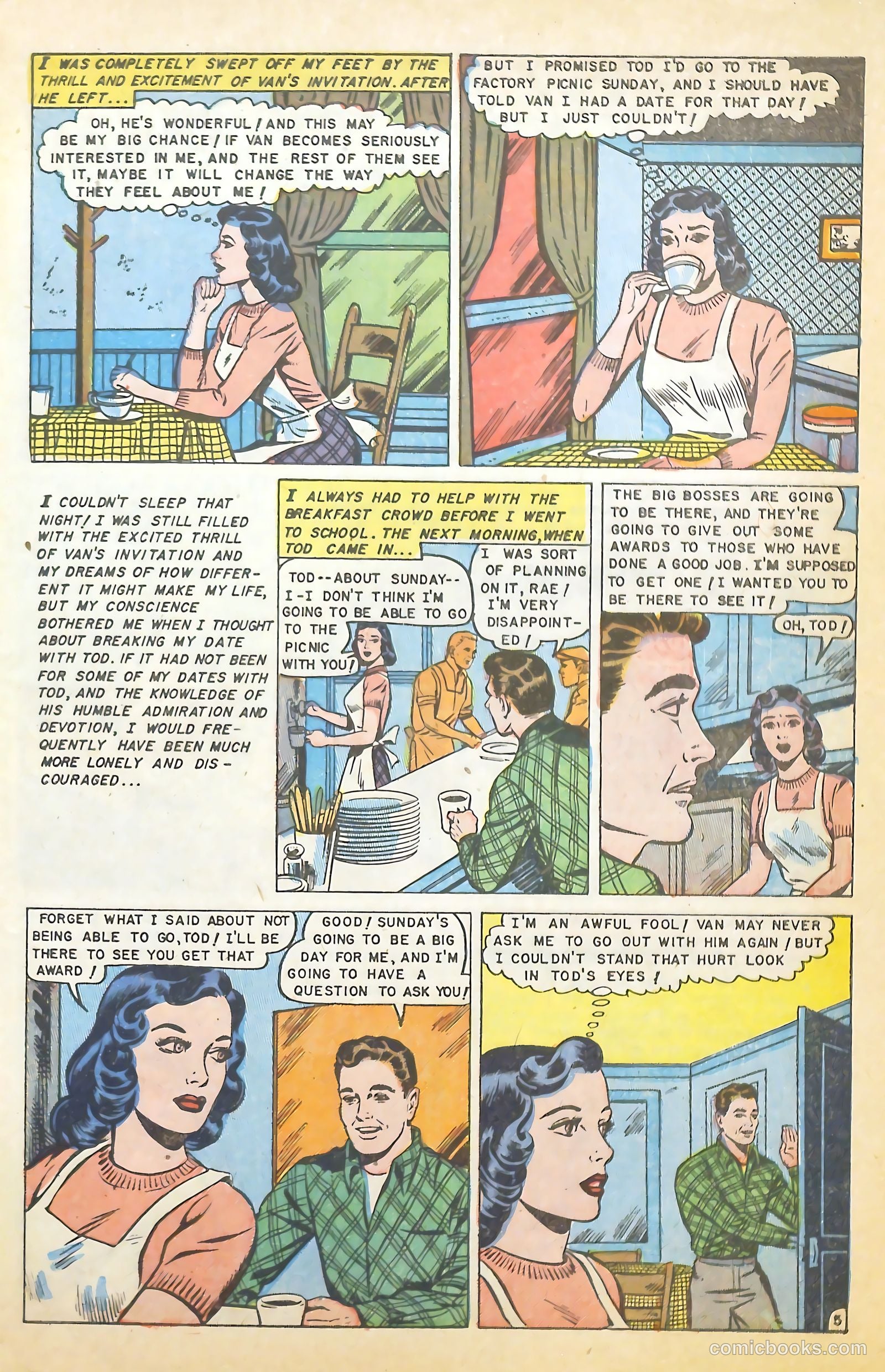Complete Love Magazine #166 (1951) — page 21 of 36