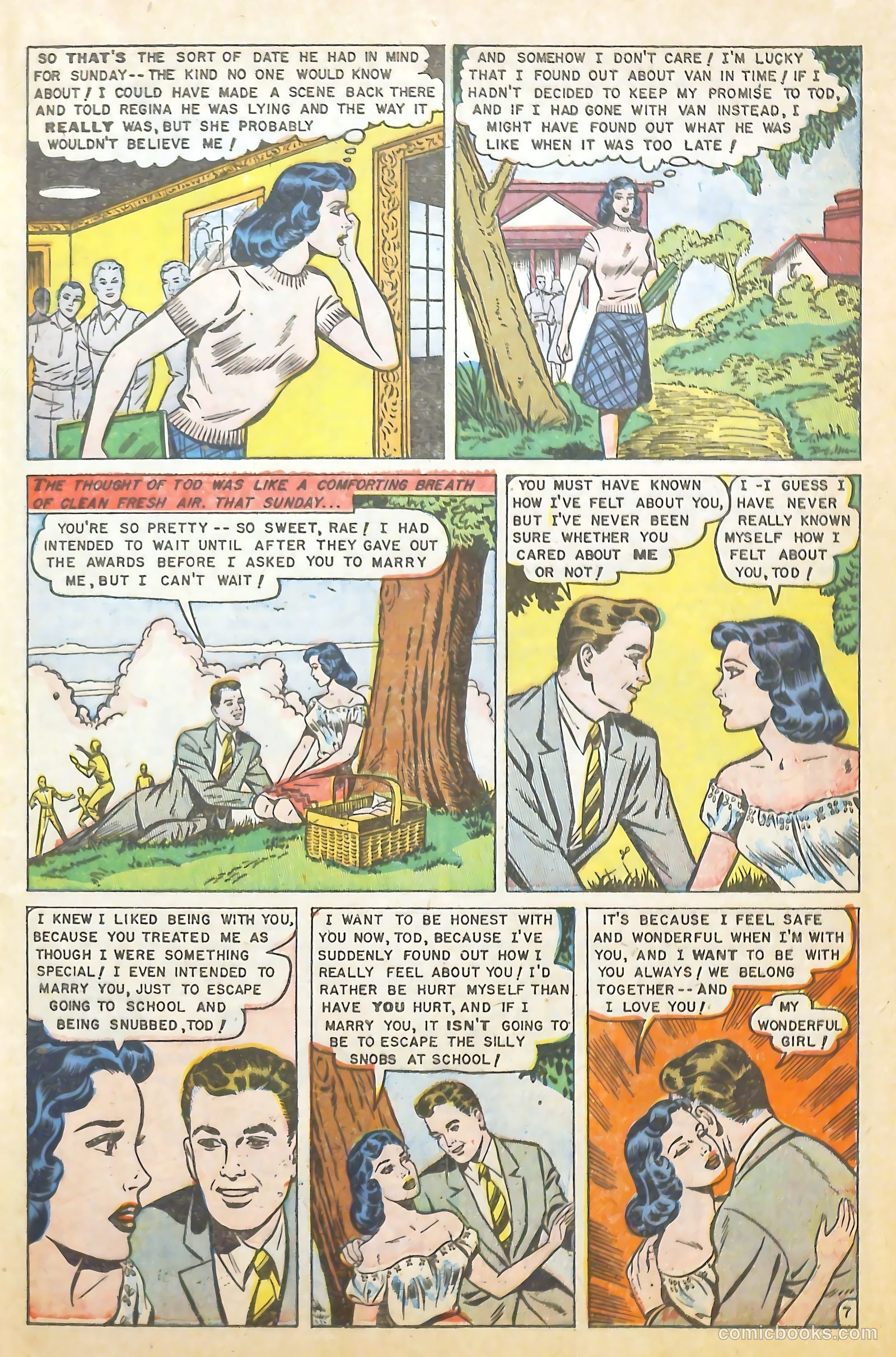 Complete Love Magazine #166 (1951) — page 23 of 36
