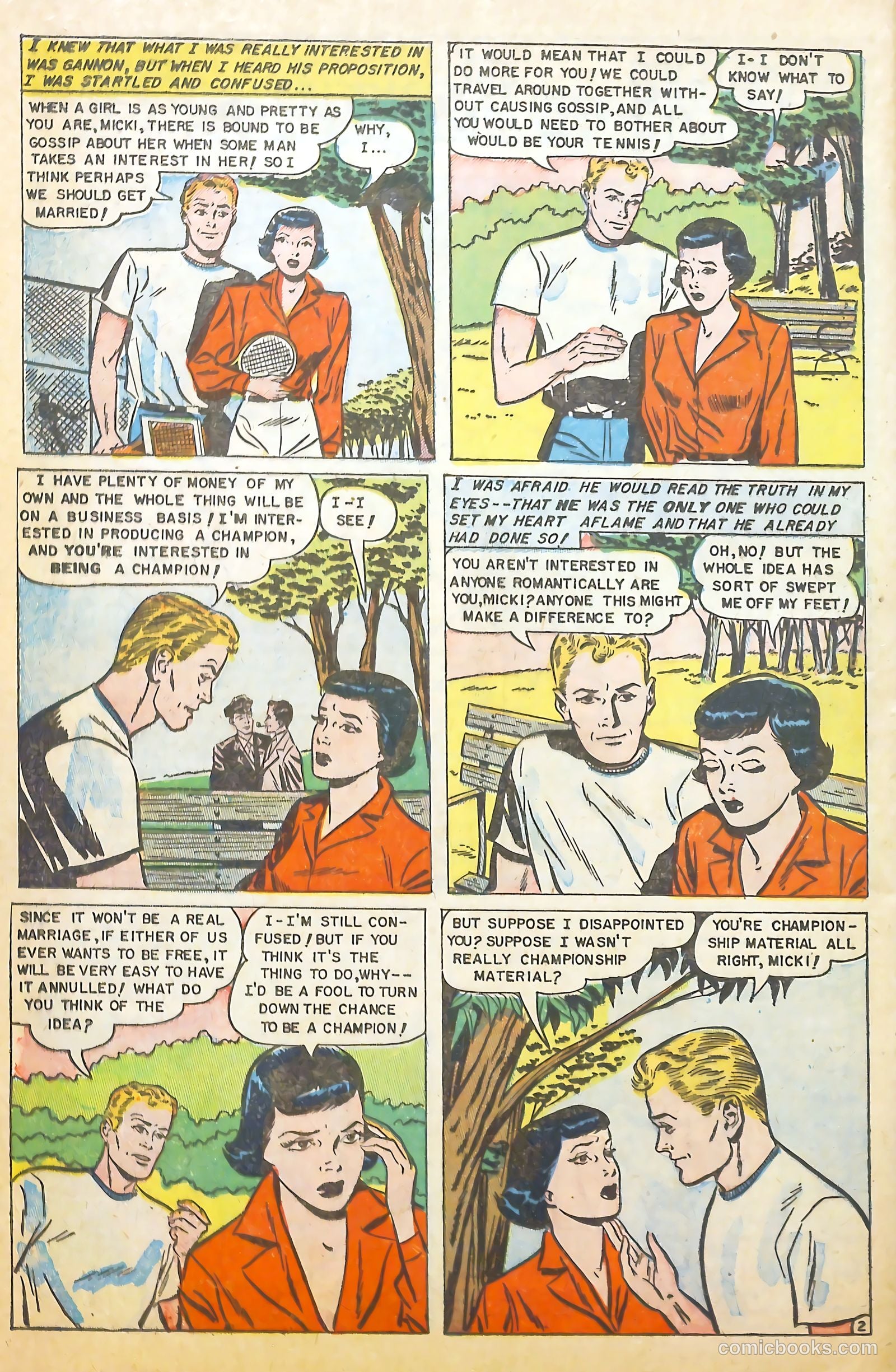 Complete Love Magazine #166 (1951) — page 28 of 36