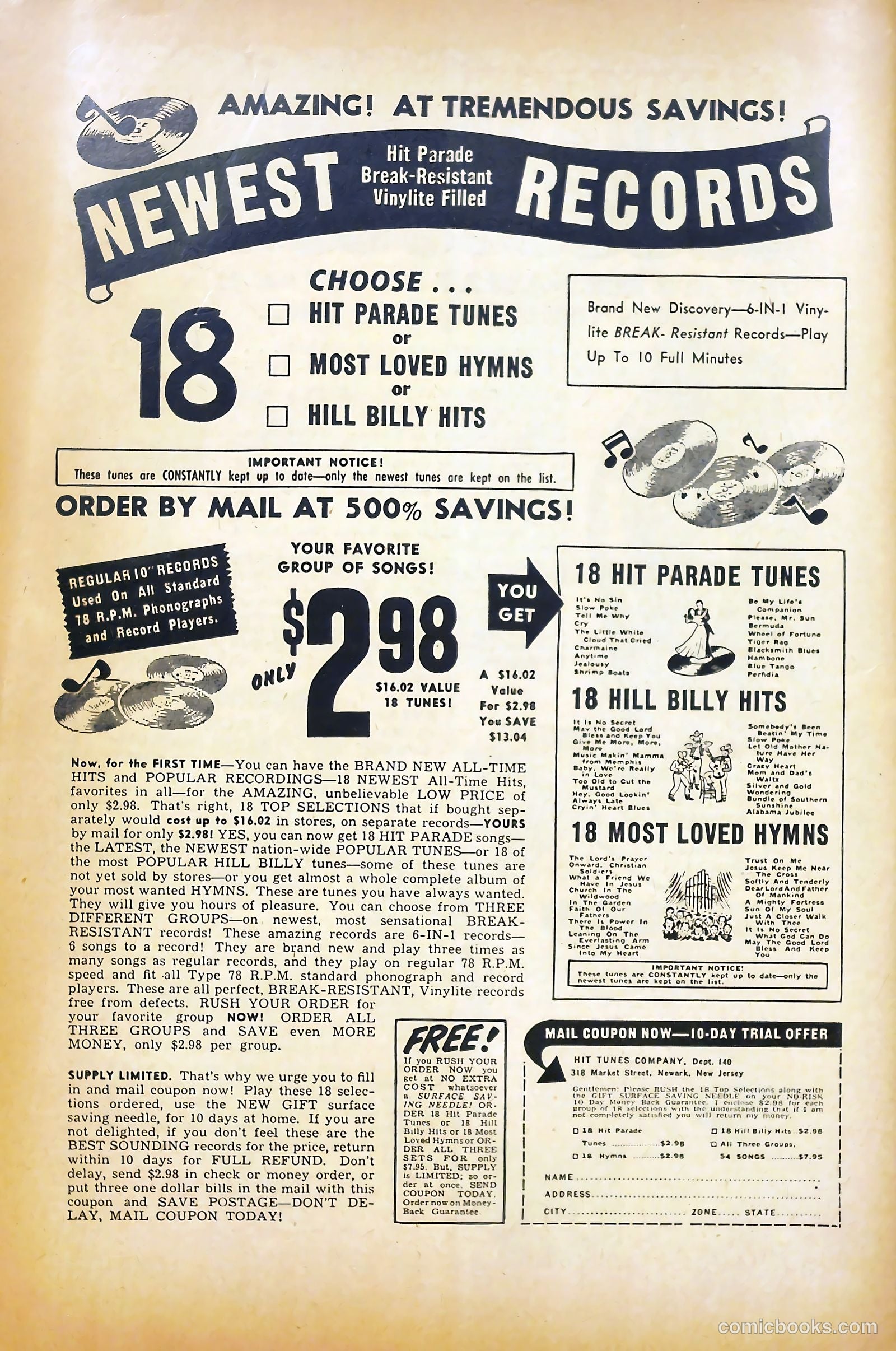 Complete Love Magazine #166 (1951) — page 36 of 36