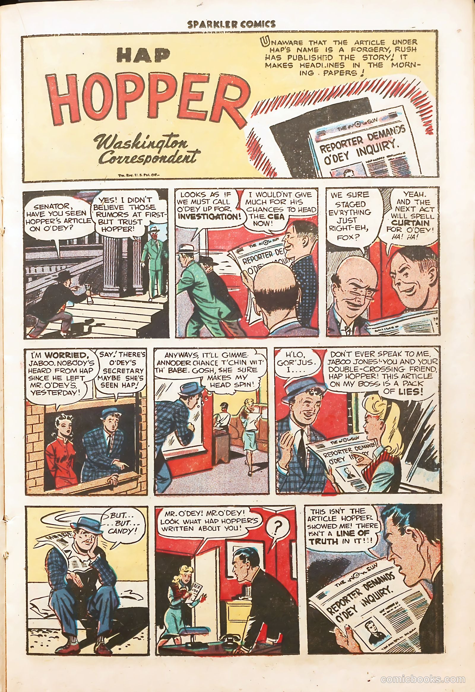 Sparkler Comics #66 (1948) — page 15 of 32
