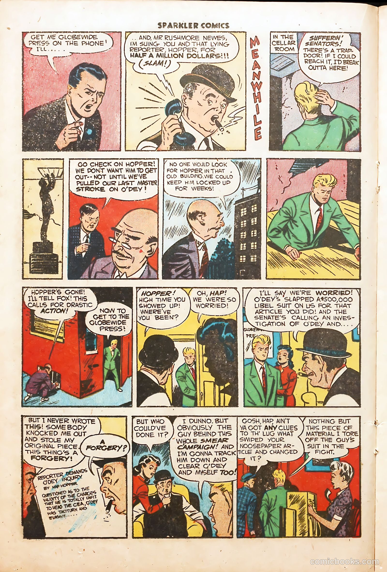 Sparkler Comics #66 (1948) — page 16 of 32