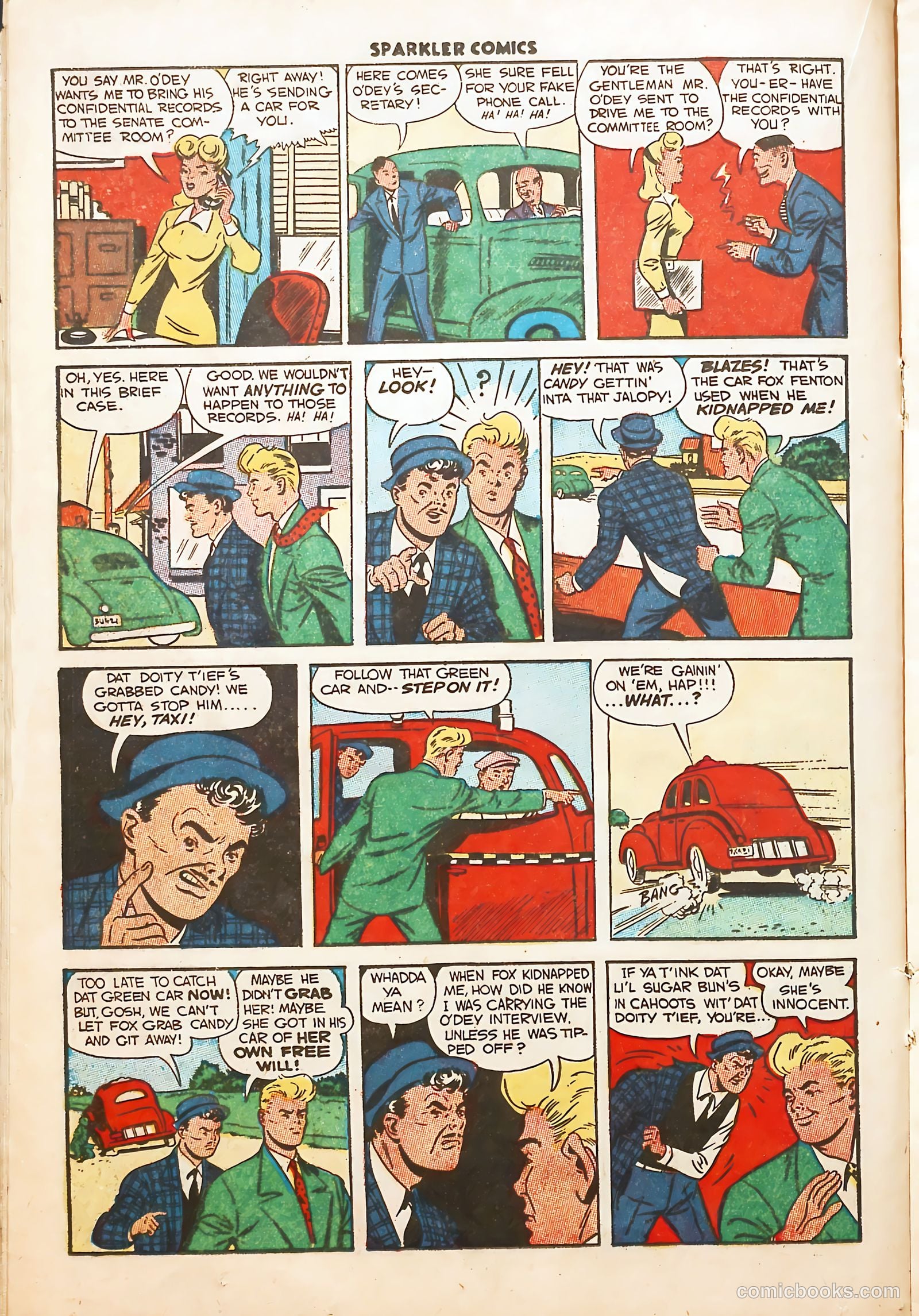Sparkler Comics #66 (1948) — page 18 of 32